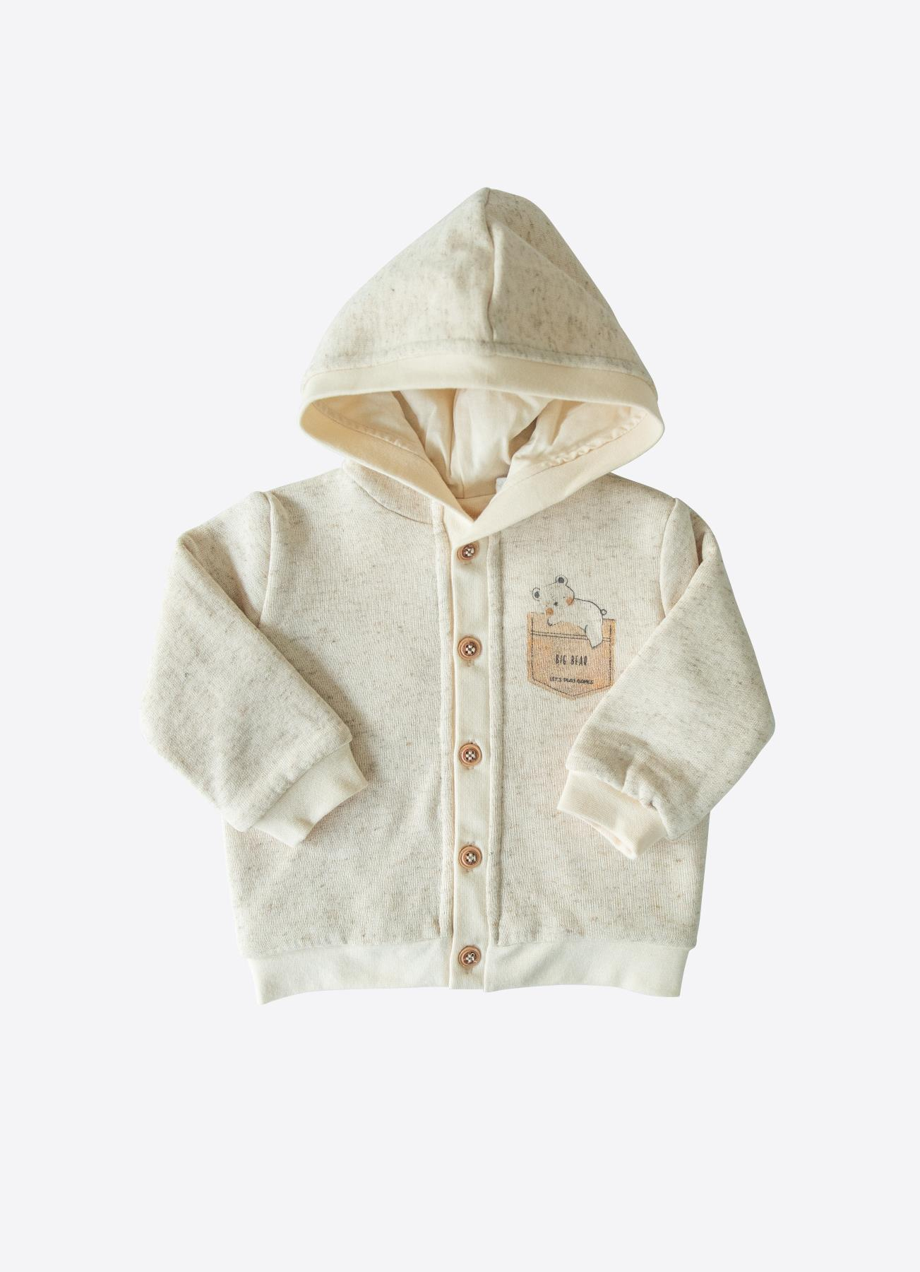 ORGANİK BEAR HIRKA BEJ