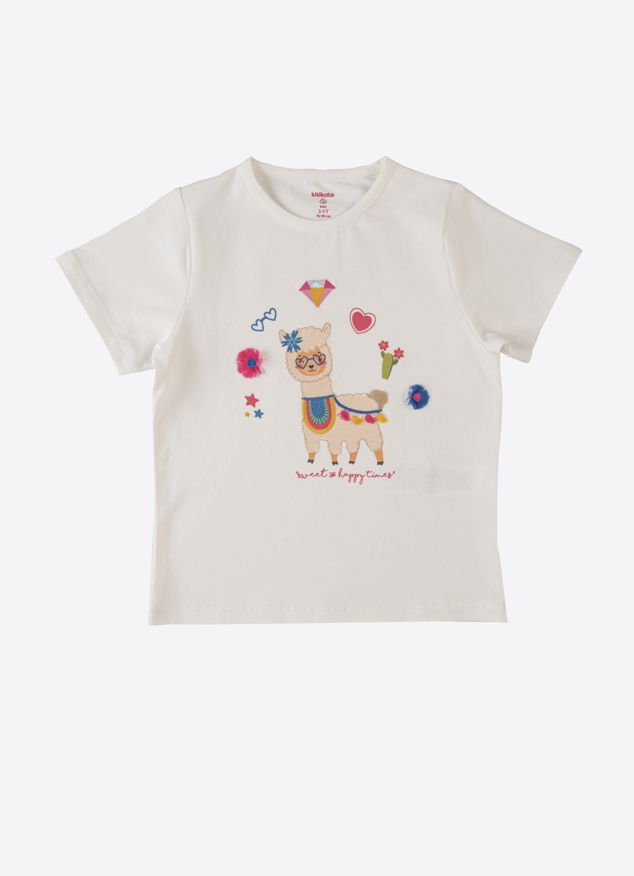 Organik Bloom T-Shirt Ekru
