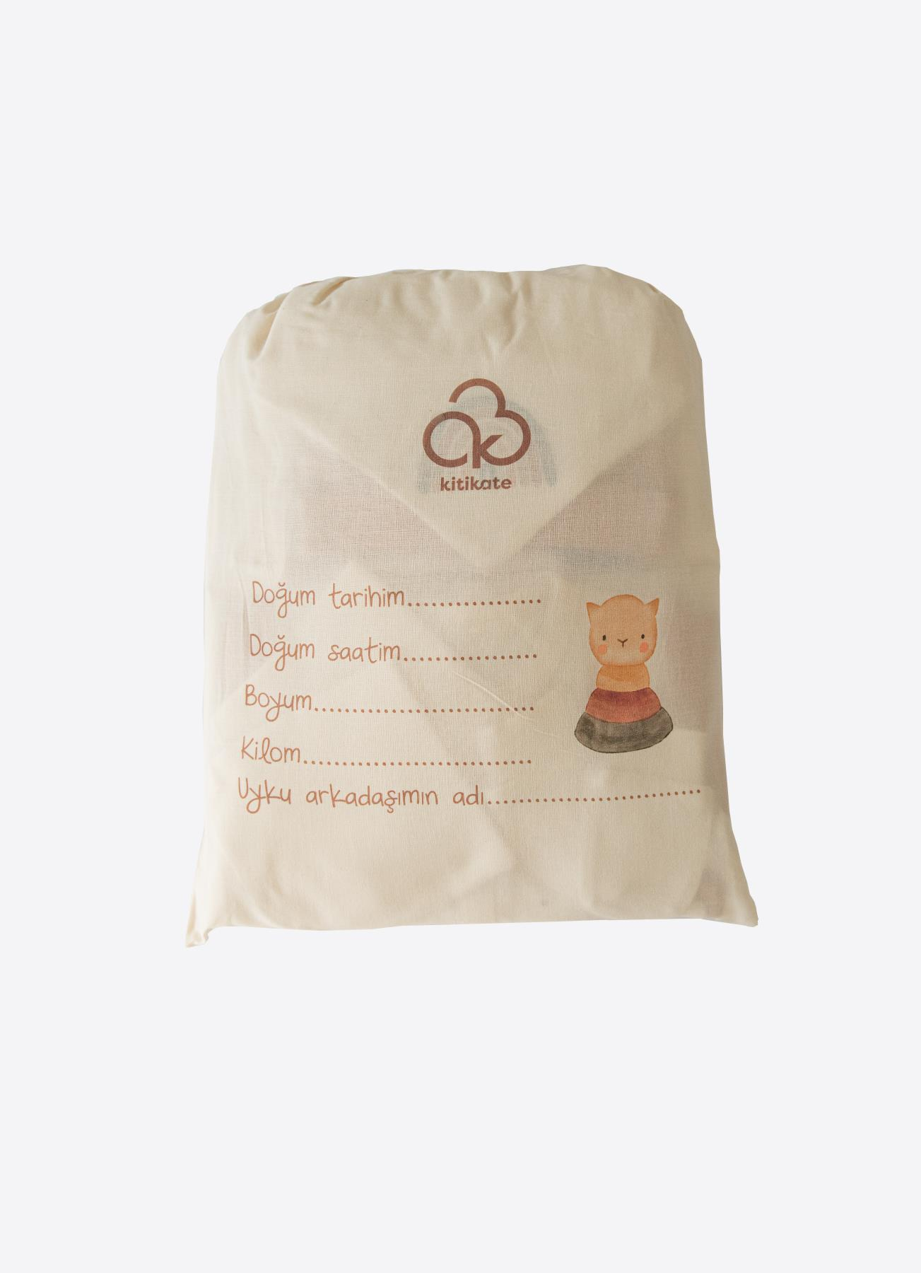 ORGANİK BUBU BEAR 12'Lİ ZIBIN SET NATURAL