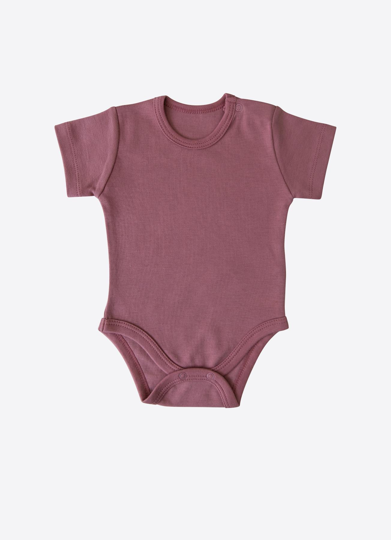 ORGANİK BUNNY 3'LÜ KISA KOL BODY PEMBE