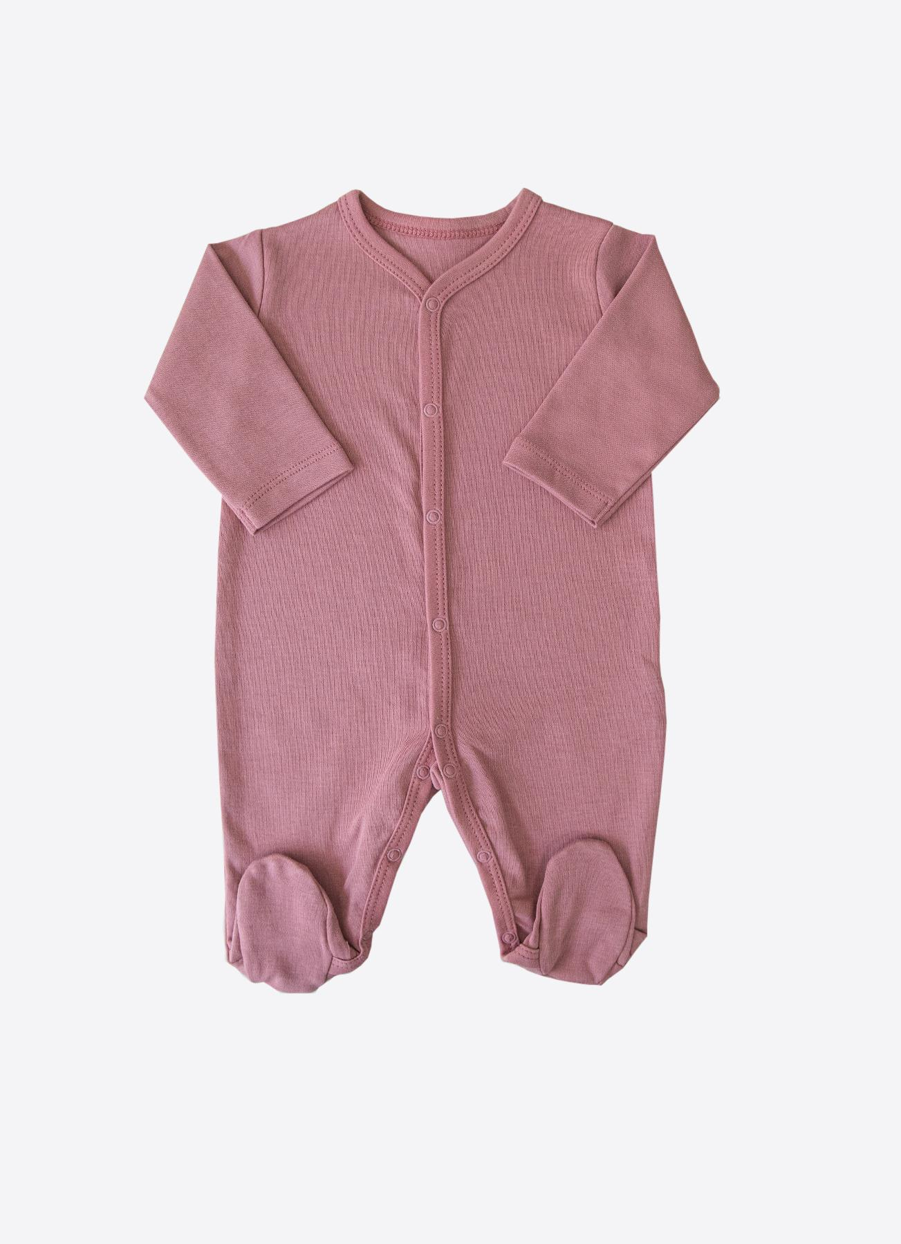 ORGANİK BUNNY  3'LÜ PATİKLİ TULUM PEMBE