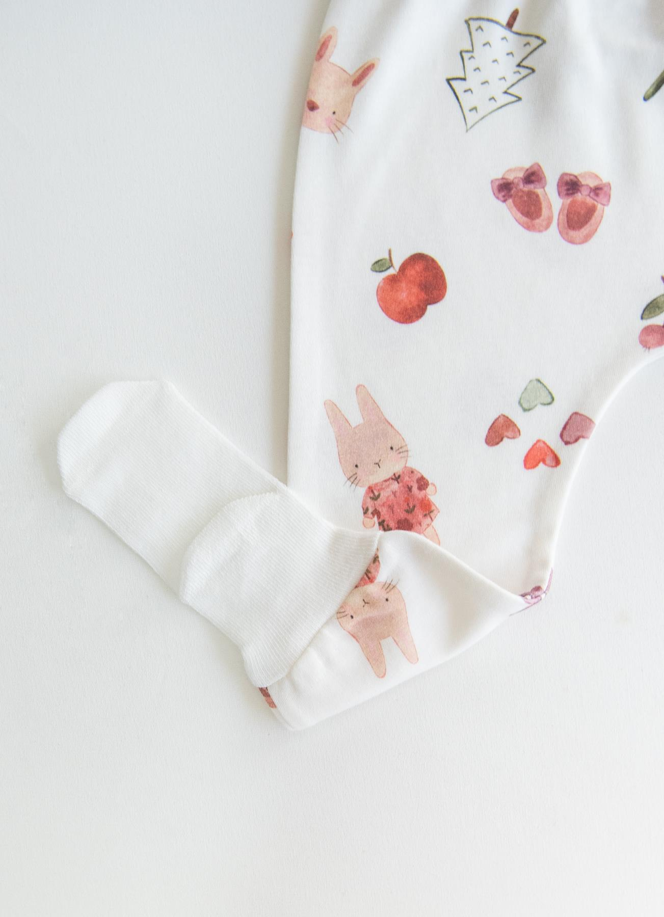 ORGANİK BUNNY 3'LÜ SET PEMBE