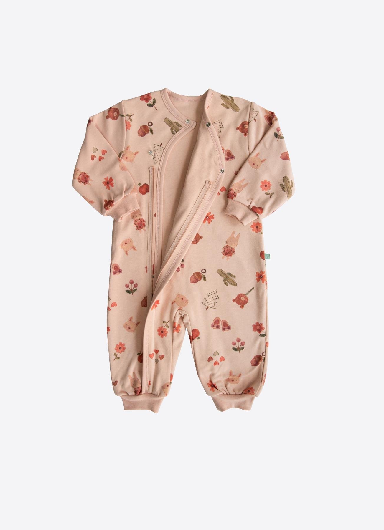 ORGANİK BUNNY UYKU TULUMU PEMBE