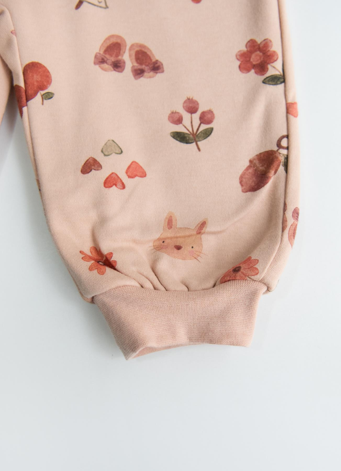 ORGANİK BUNNY UYKU TULUMU PEMBE