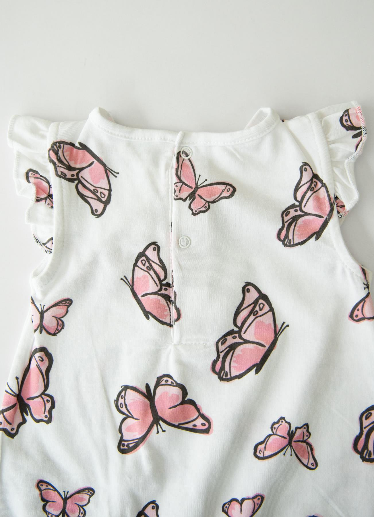ORGANİK BUTTERFLY 3'LÜ SET BEYAZ
