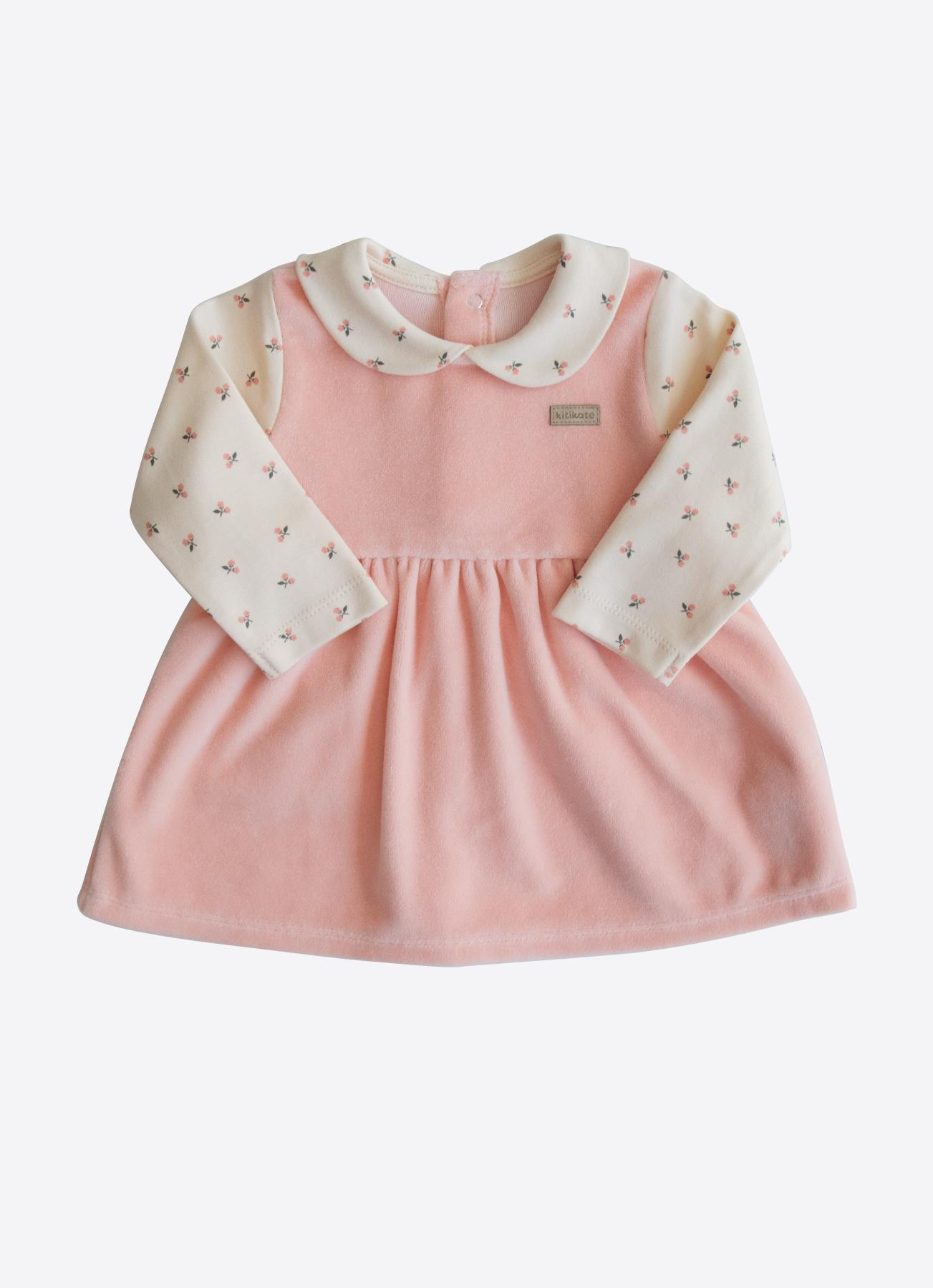 ORGANİK CAROL ELBİSE PEMBE