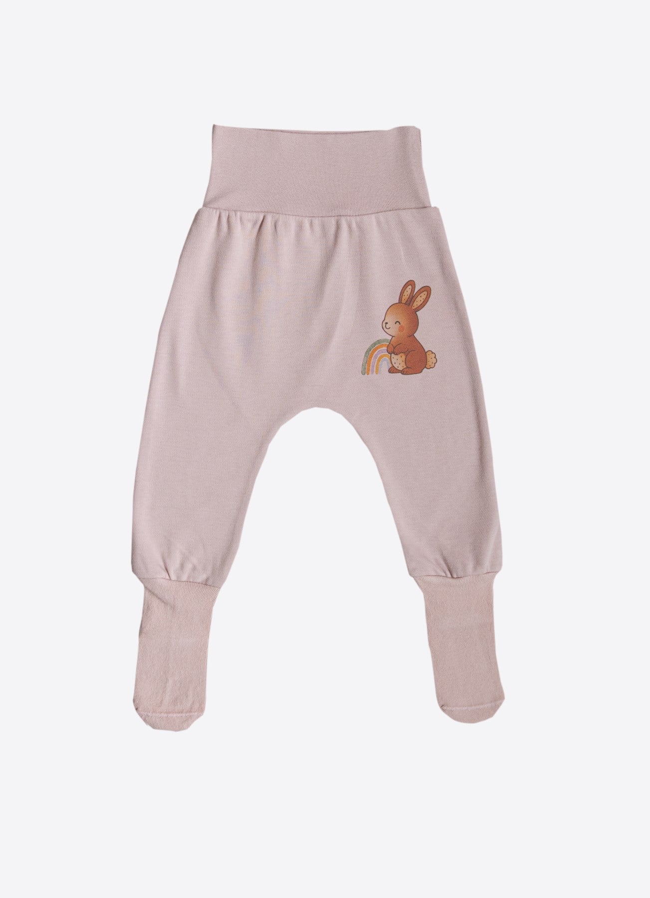ORGANİK CUTE BUNNY 3'LÜ ÇORAPTOLON PEMBE