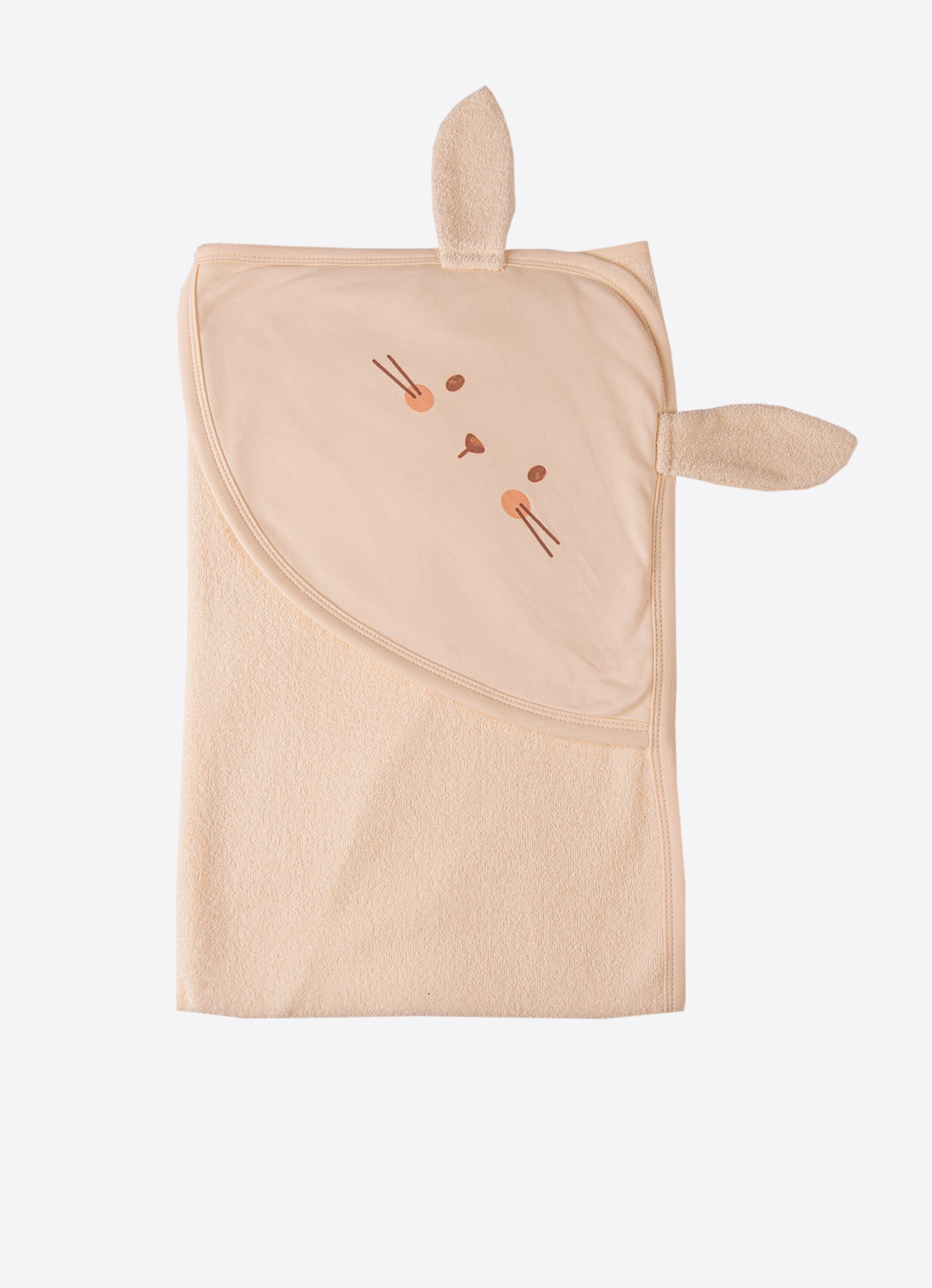 ORGANİK CUTE BUNNY BANYO SİLGİSİ NATURAL