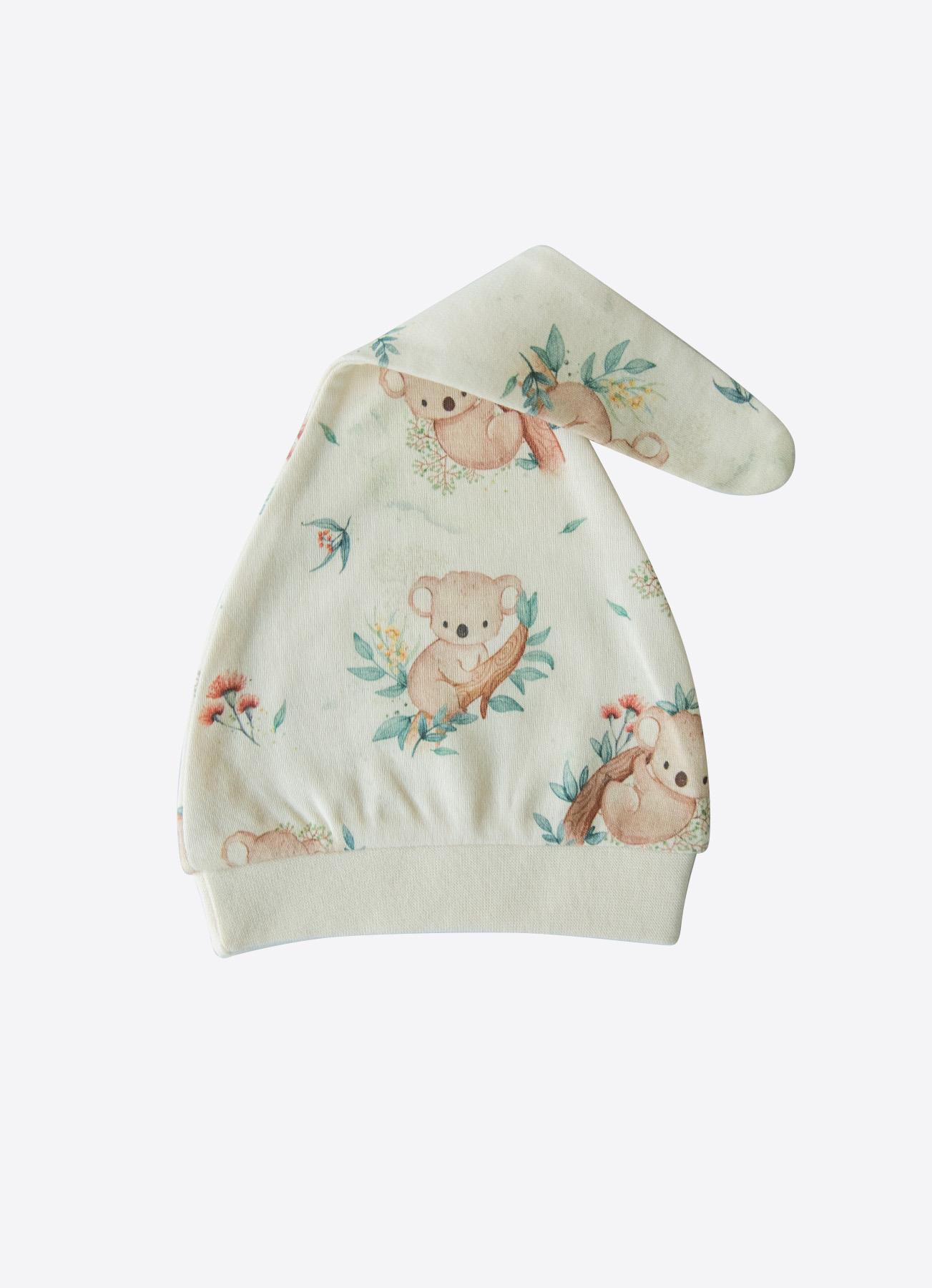 Organik Cute Koala 10'lu Zıbın Set Natural