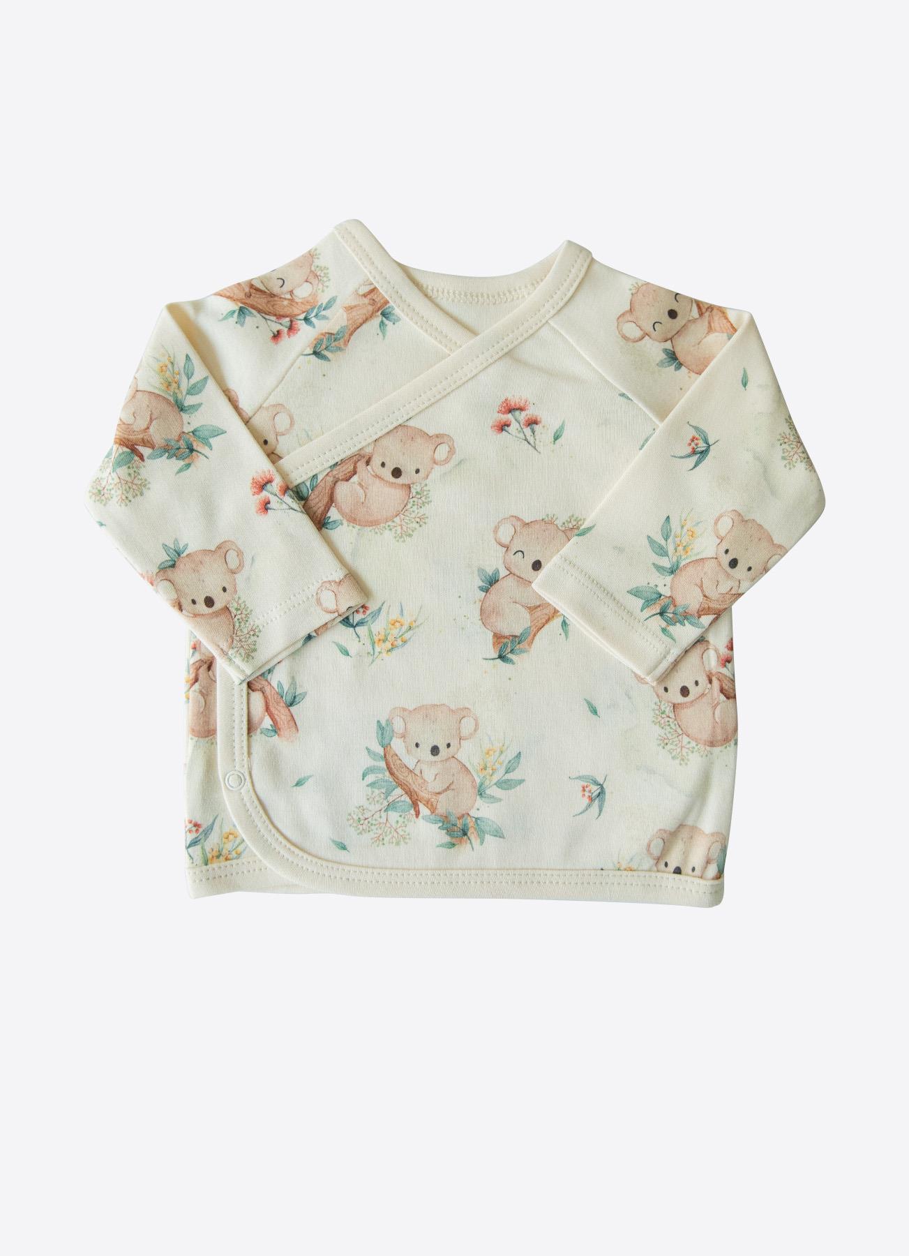 Organik Cute Koala 10'lu Zıbın Set Natural
