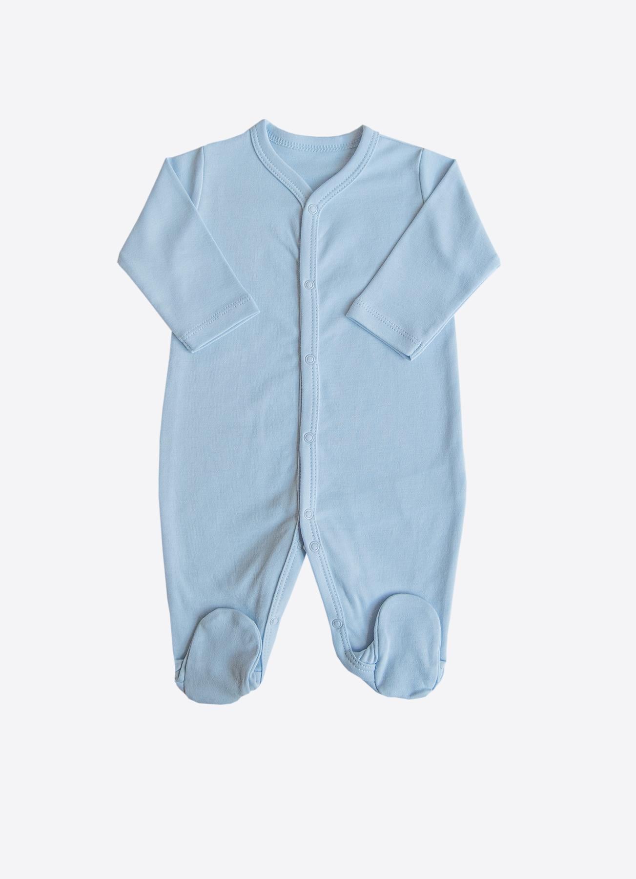 Organik Cute Koala 3'lü Patikli Tulum Mavi