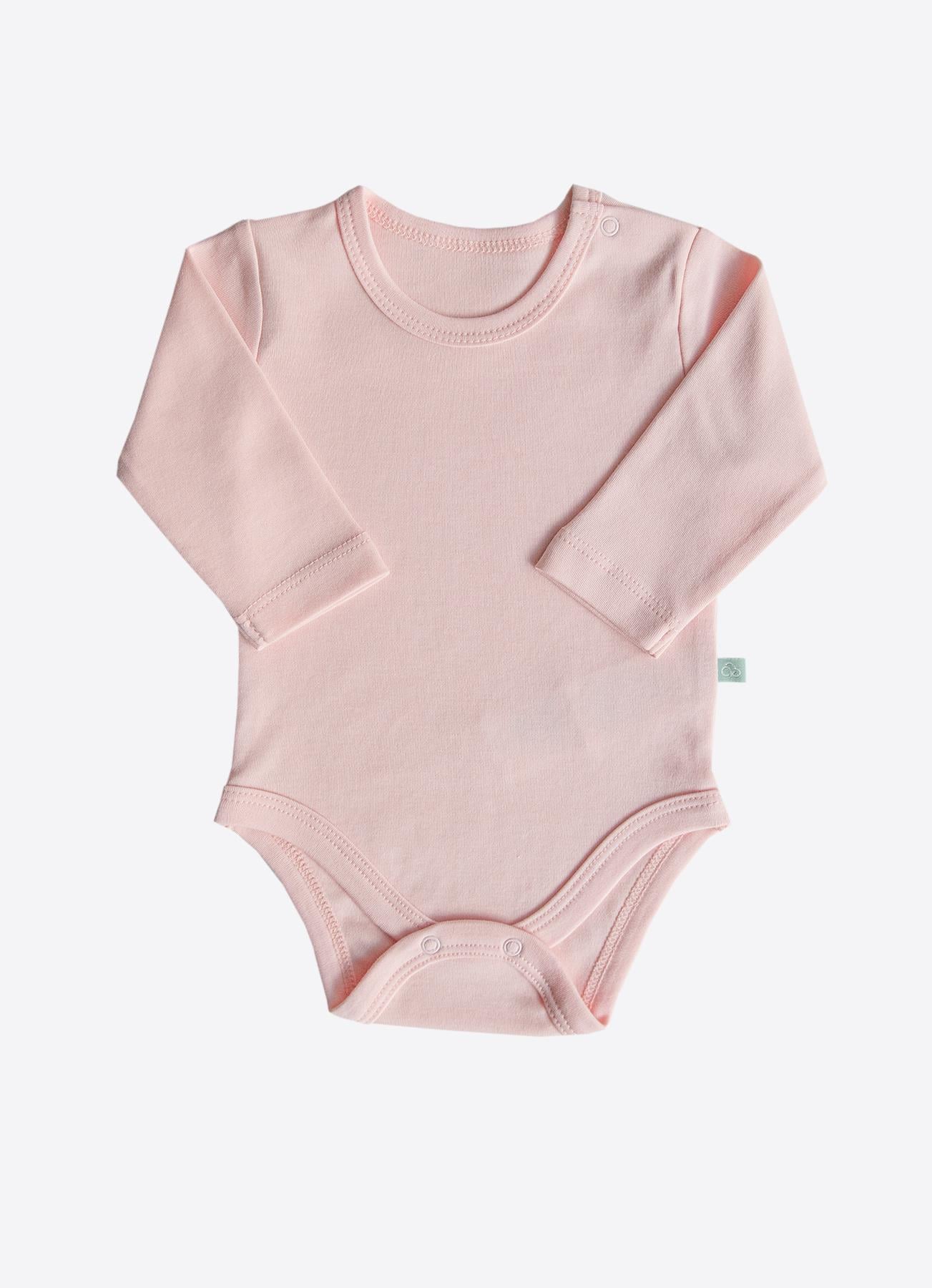 ORGANİK CUTE RABBIT 3'LÜ UZUN KOL BODY PEMBE