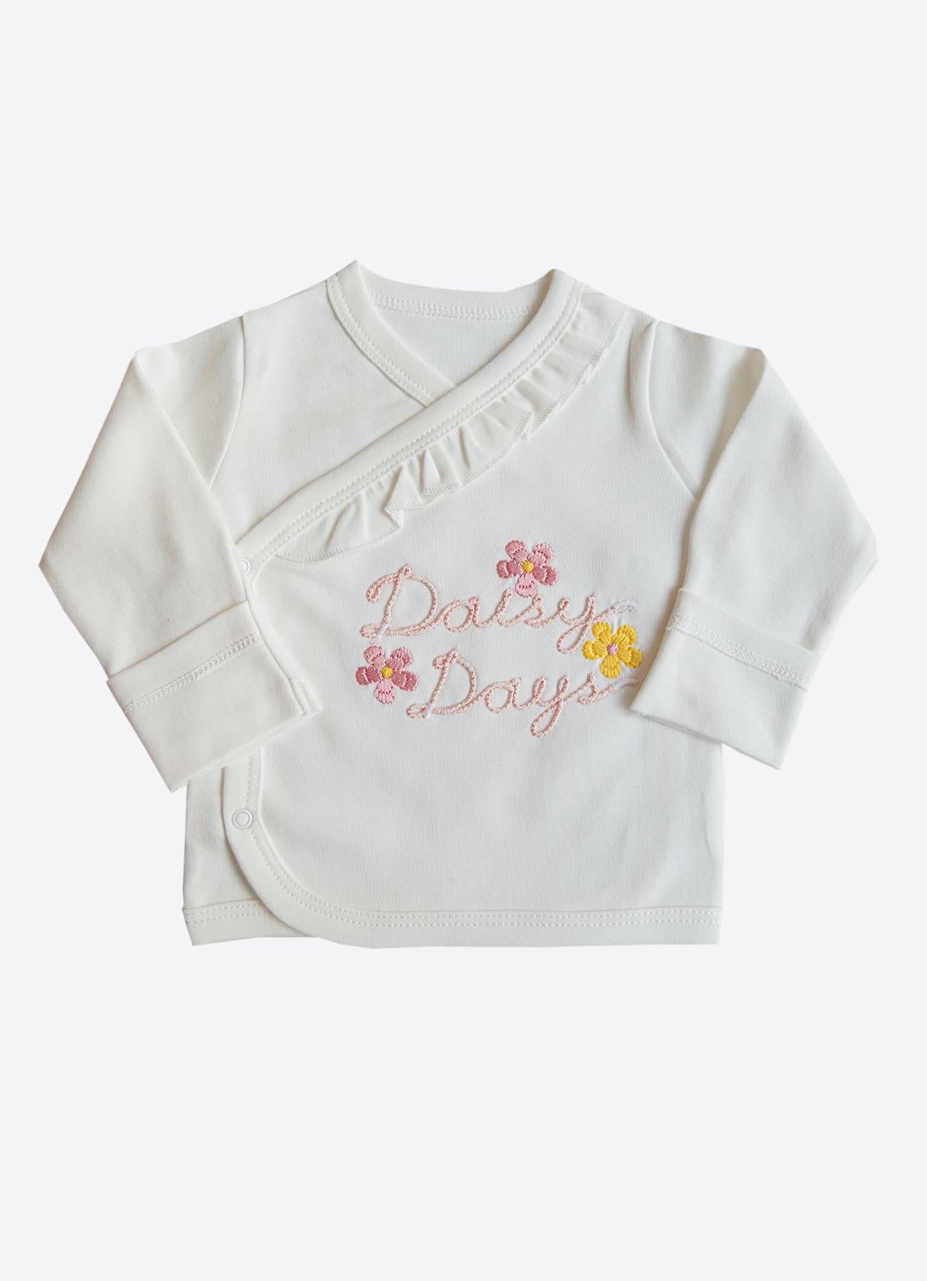 ORGANİK DAISY DAYS 5'Lİ HASTANE ÇIKIŞ SETİ PEMBE