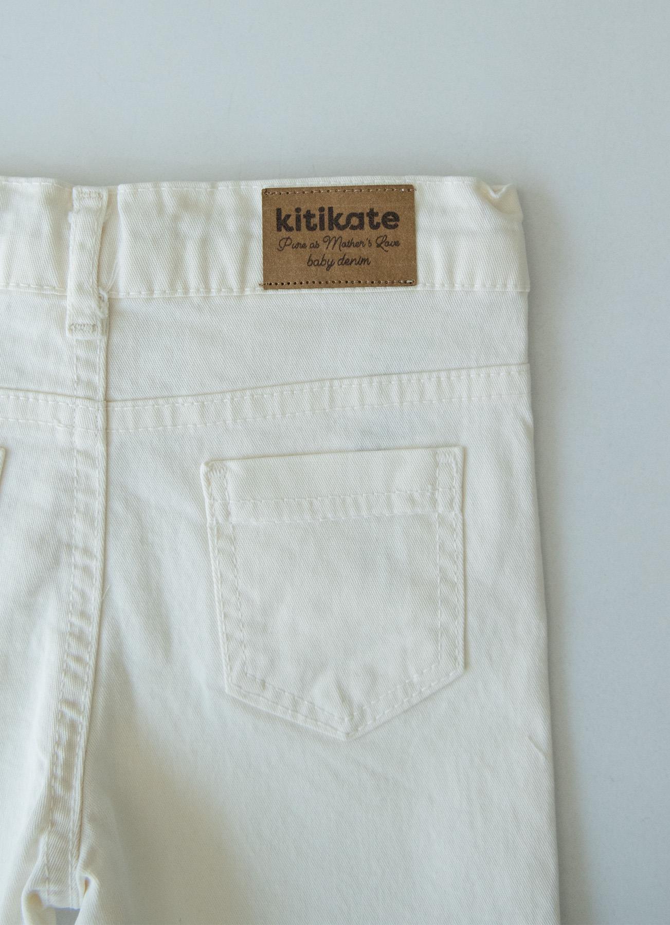 Organik Dean Şort Beyaz