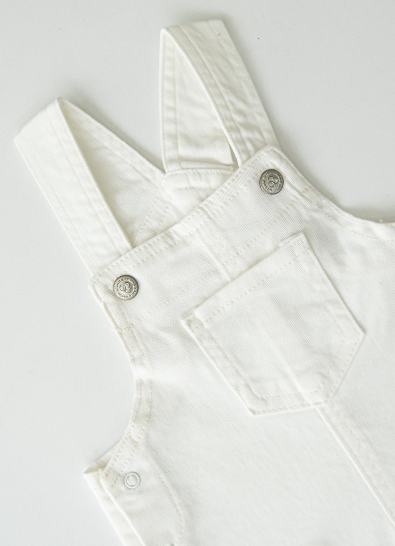 ORGANİK DEAN ŞORT SALOPET BEYAZ