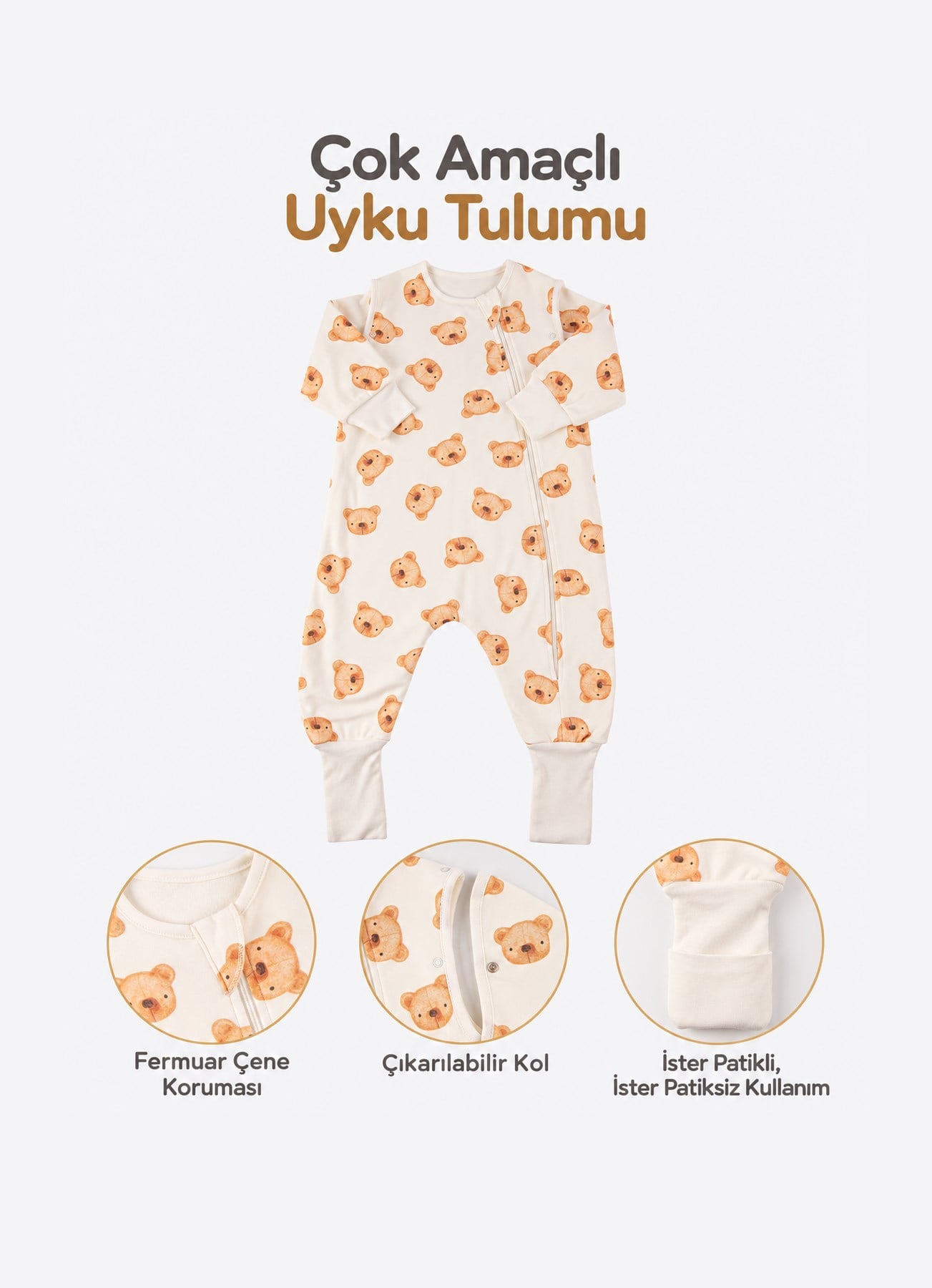 ORGANİK DODO UYKU TULUMU EKRU