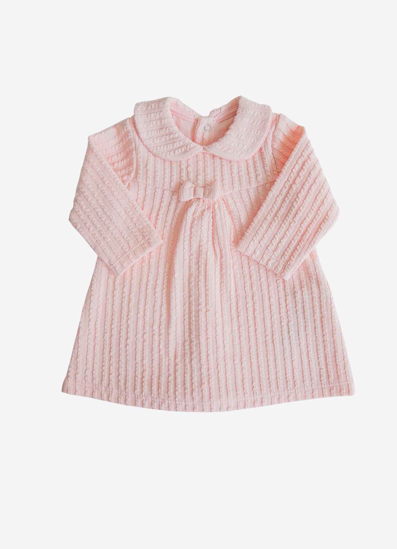 ORGANİK DORA SAÇ BANTLI ELBİSE PEMBE