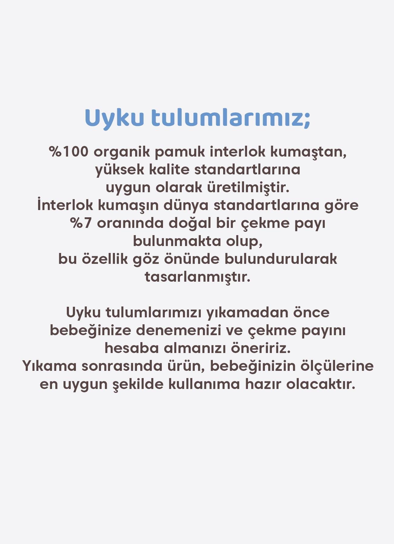 Organik Ducky Uyku Tulumu Yeşil