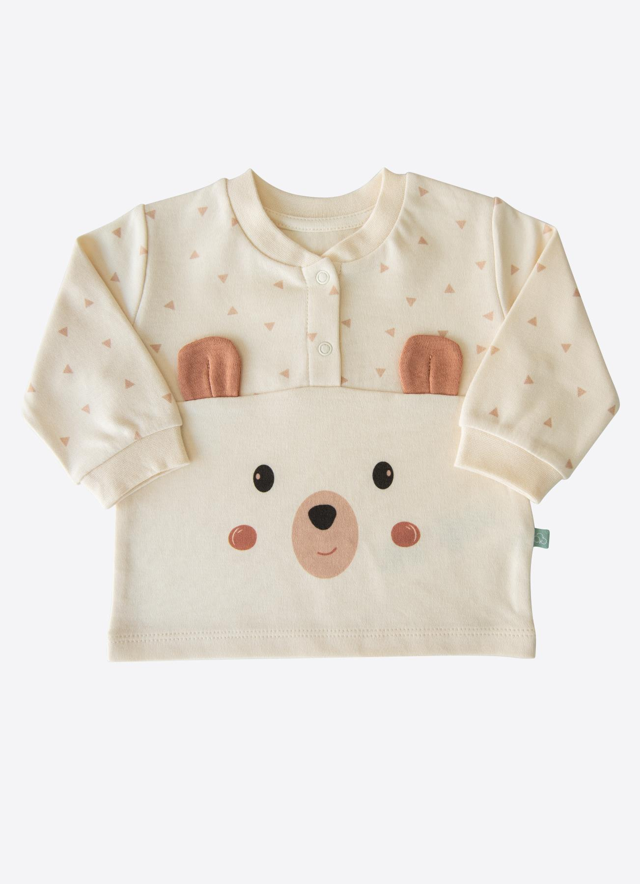 ORGANİK EAR BEAR 2'Lİ TAKIM NATURAL