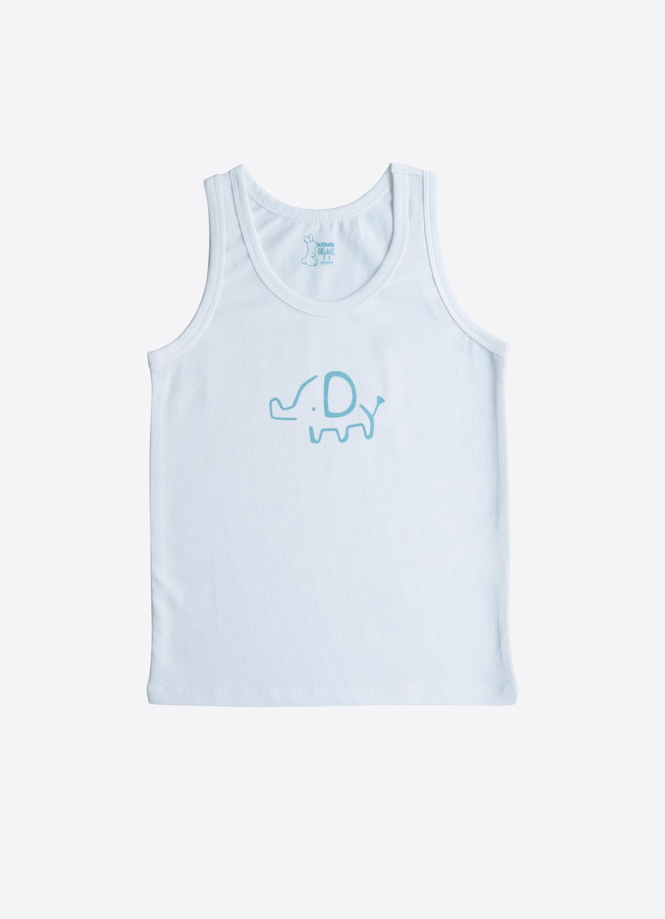 ORGANİK ELEPHANT 3'LÜ ATLET MAVİ