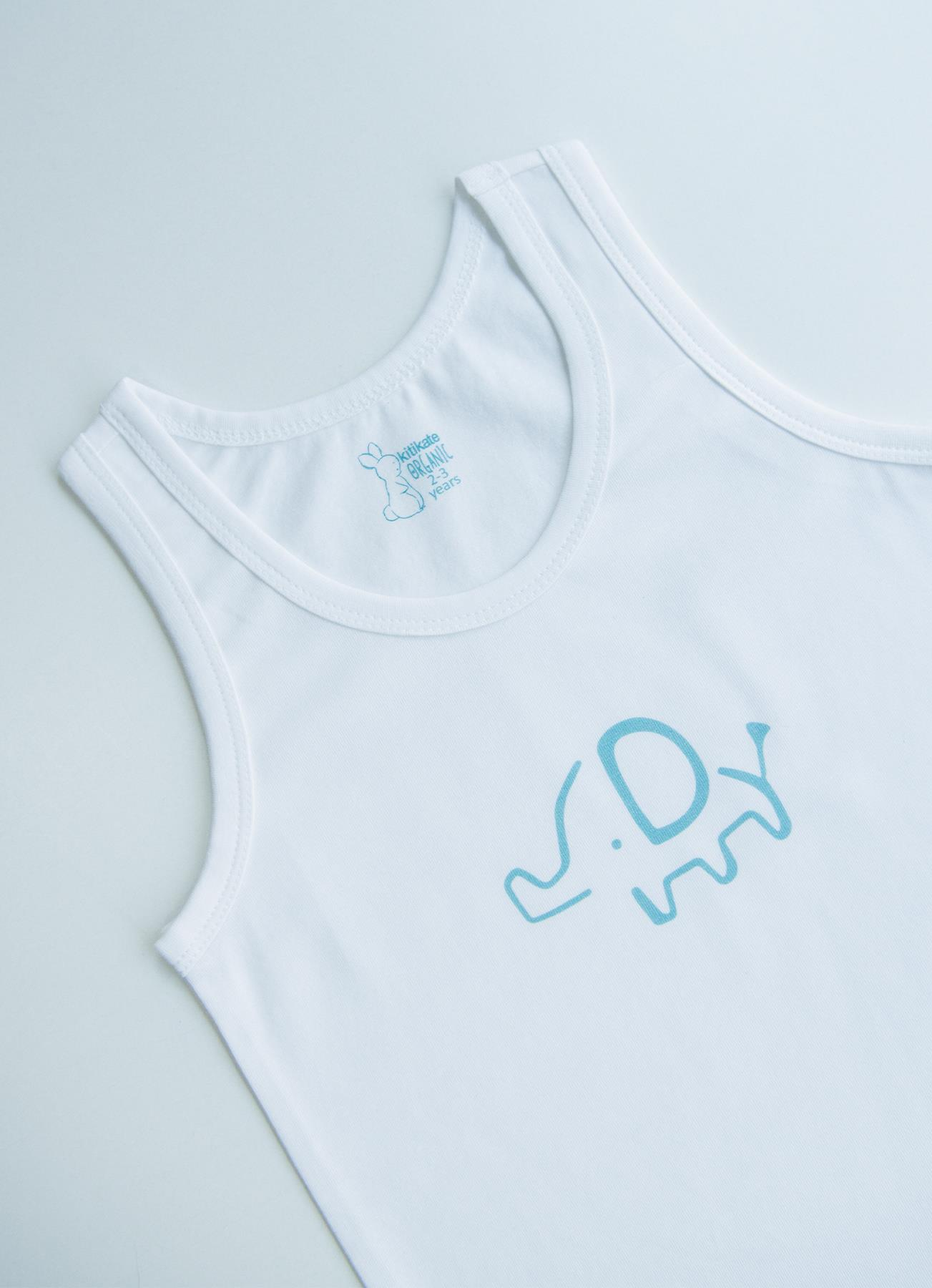 ORGANİK ELEPHANT 3'LÜ ATLET MAVİ