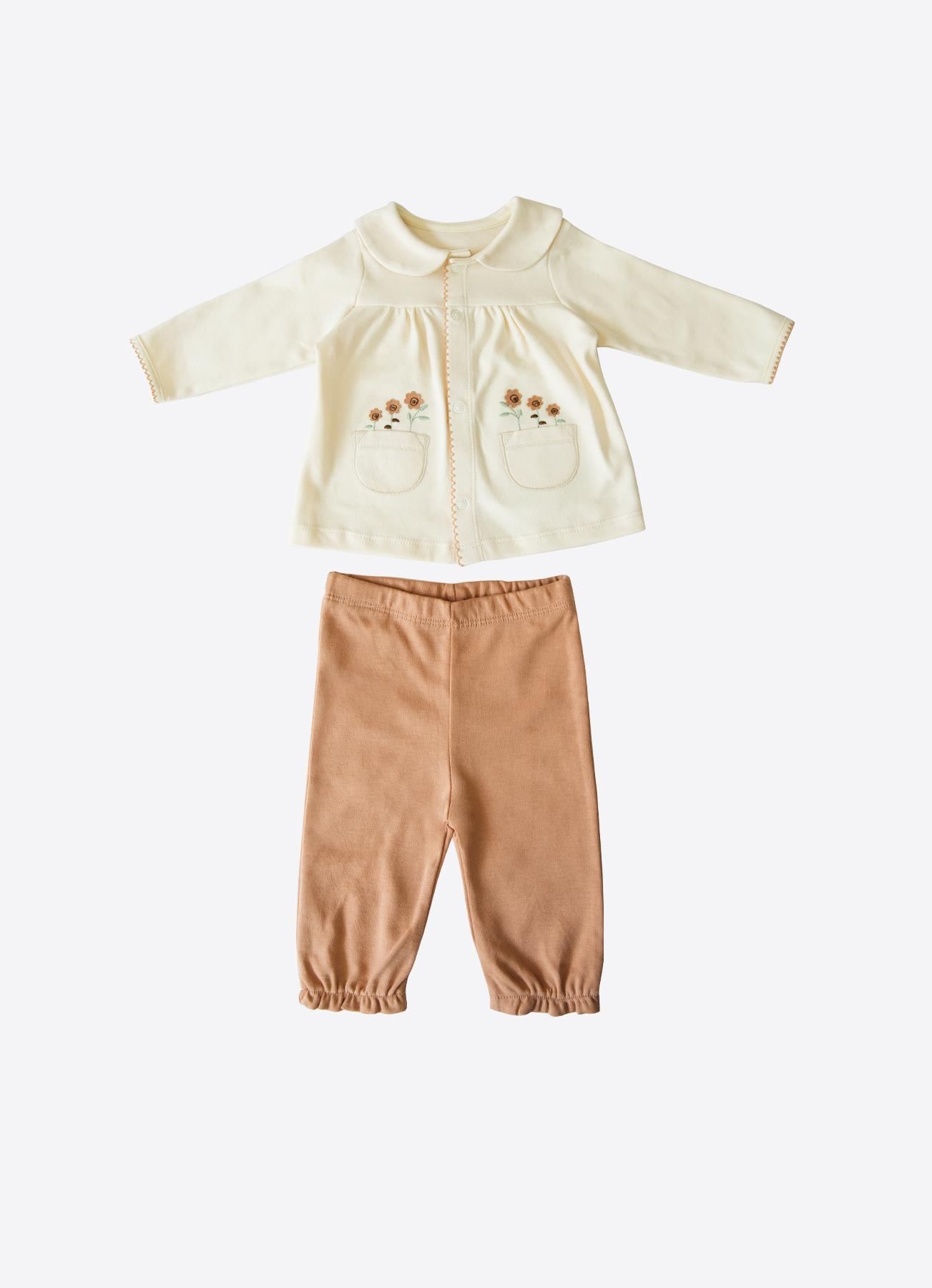 ORGANİK ELIZABETH  2'Lİ TAKIM NATURAL-TARÇIN