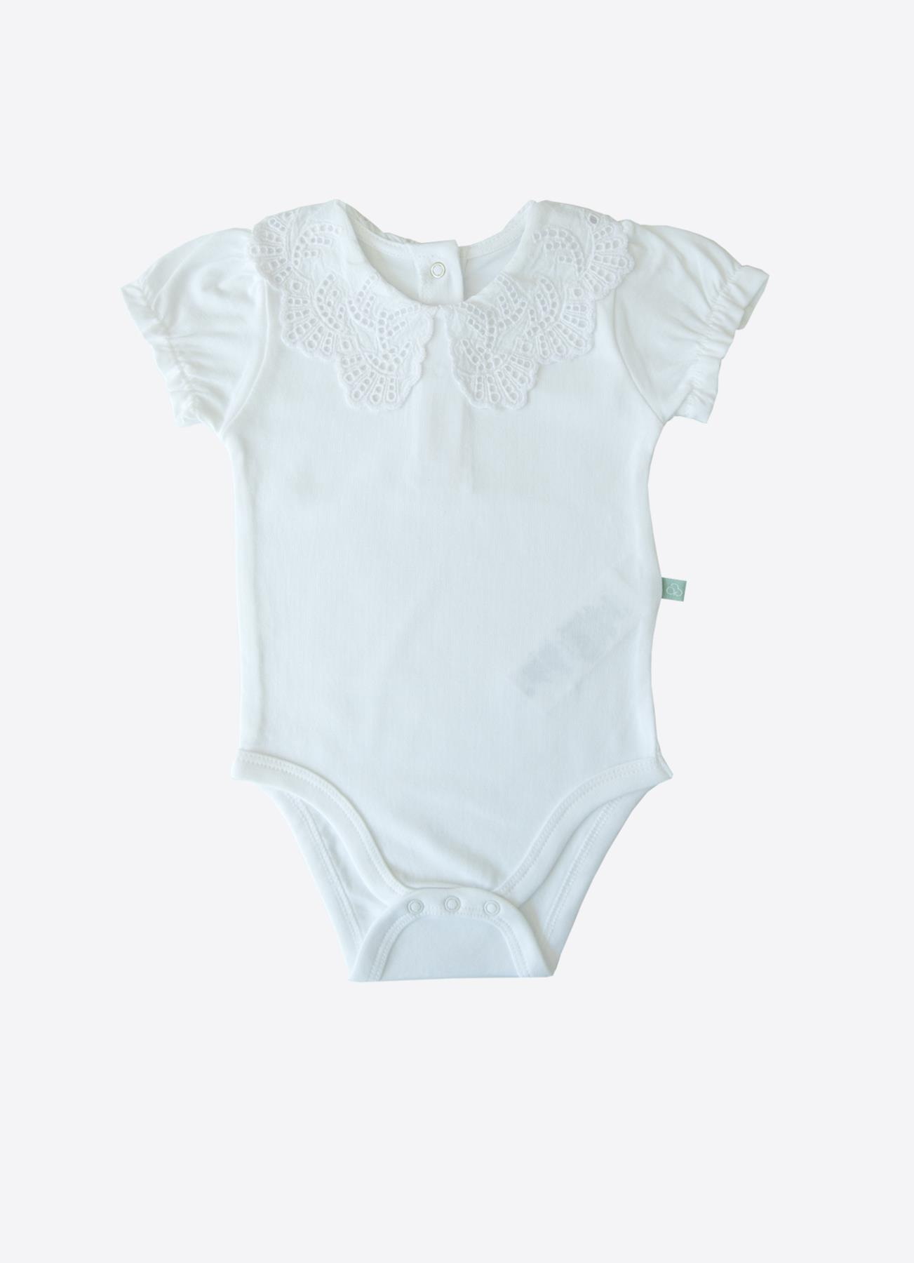 ORGANİK FANTEZİ KISA KOL BODY BEYAZ
