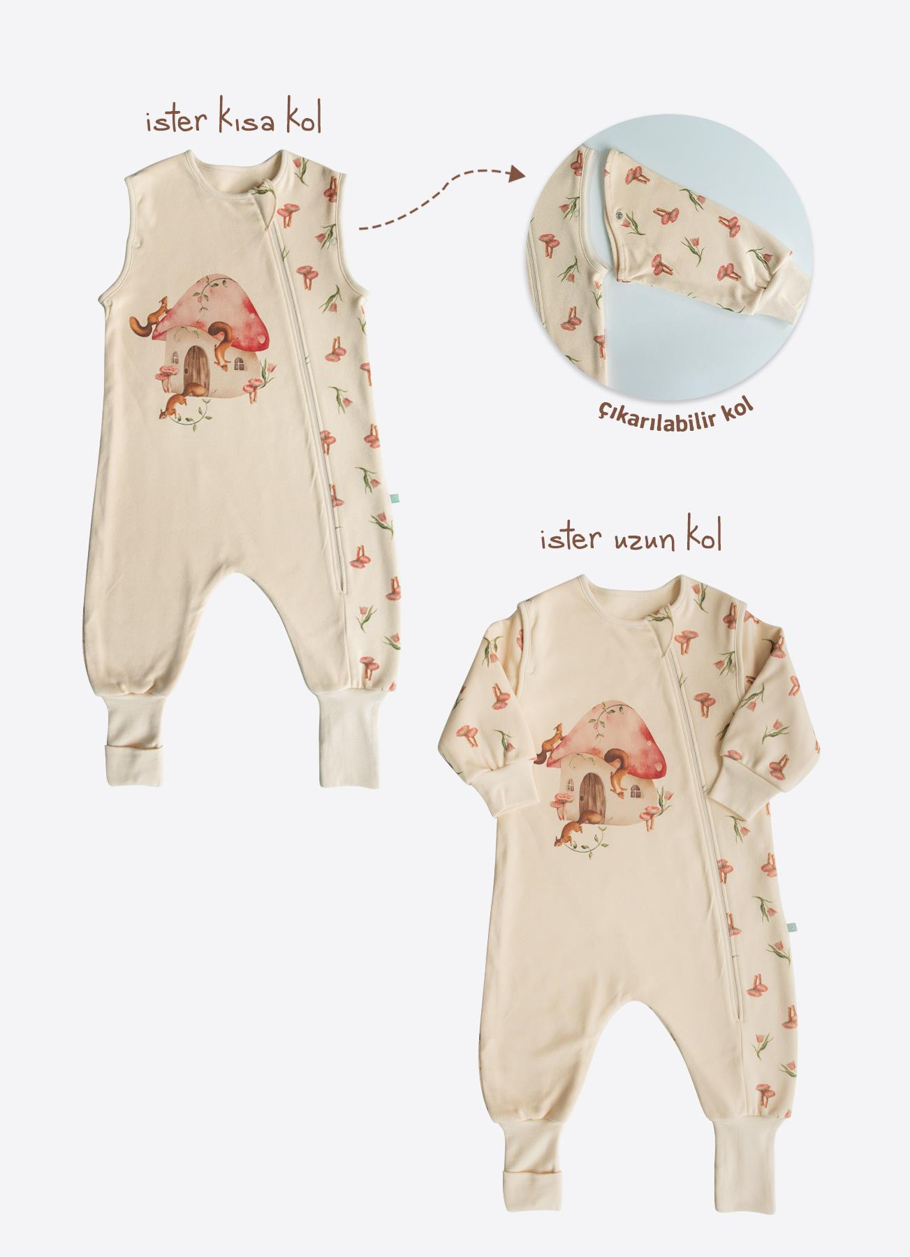 ORGANİK FLOWERS UYKU TULUMU NATURAL