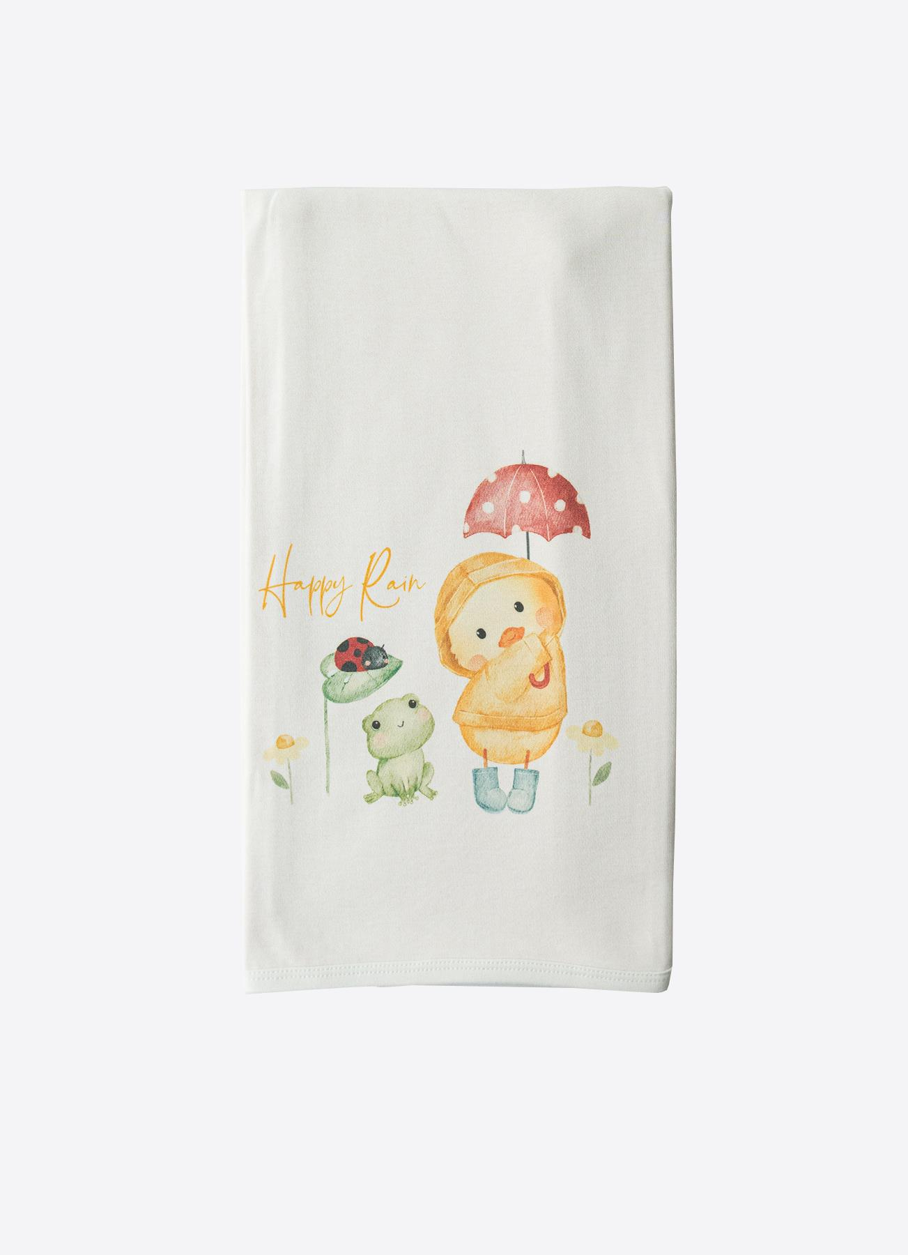 Organik Happy Rain 21'li Hastane Çıkış Seti Sarı