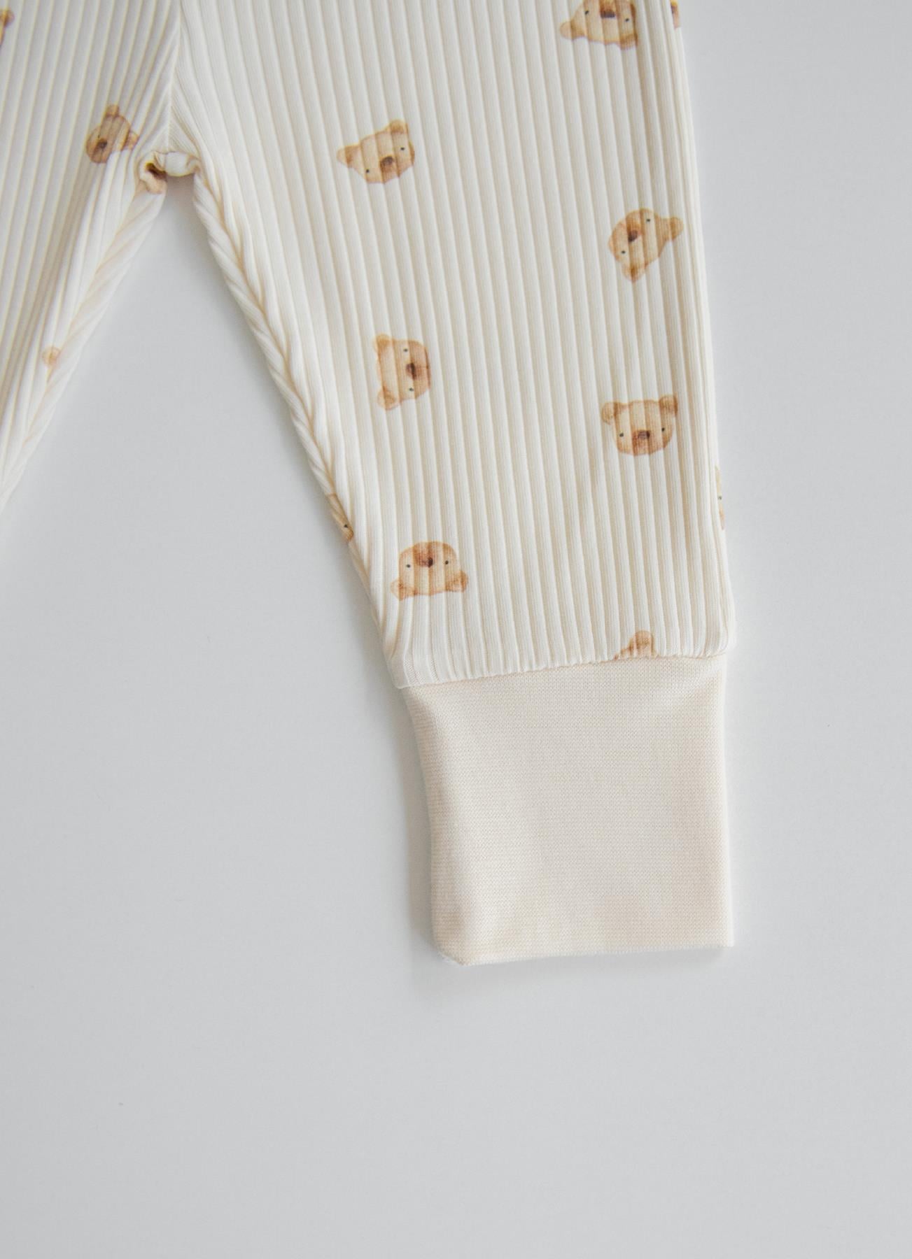Organik Hector 2'li Pijama Takımı Natural