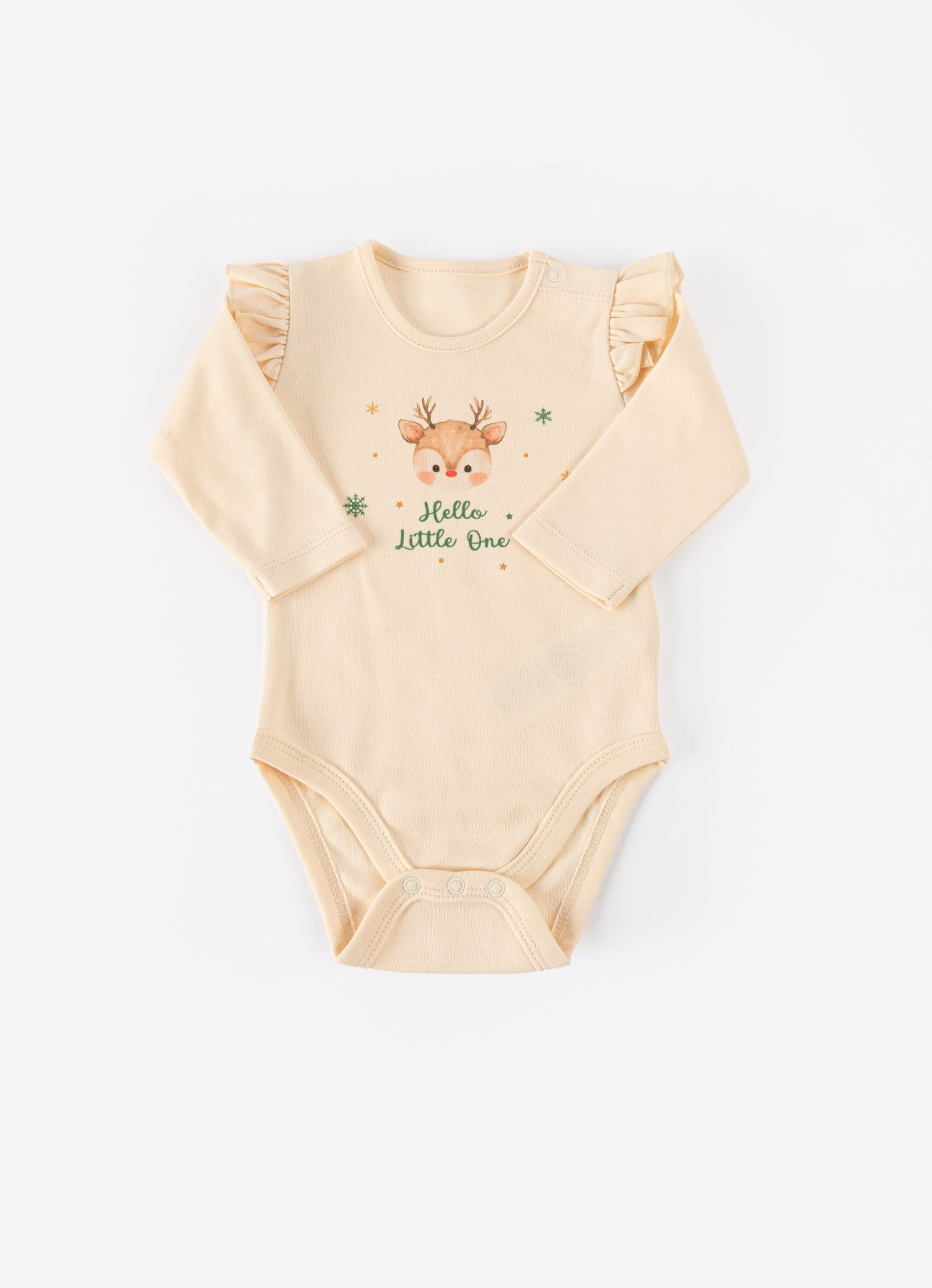 ORGANİK HELLO LITTLE ONE 3'LÜ TAKIM KIRMIZI