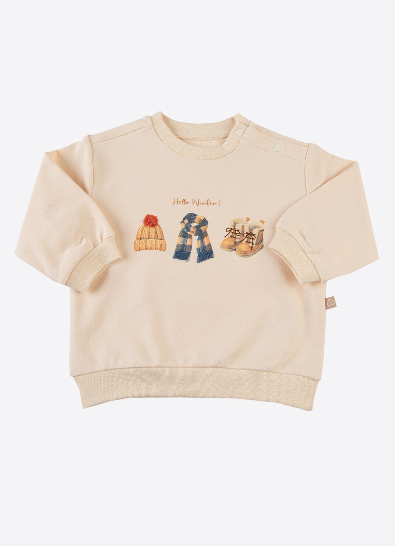 ORGANİK HELLO WINTER SWEAT NATURAL