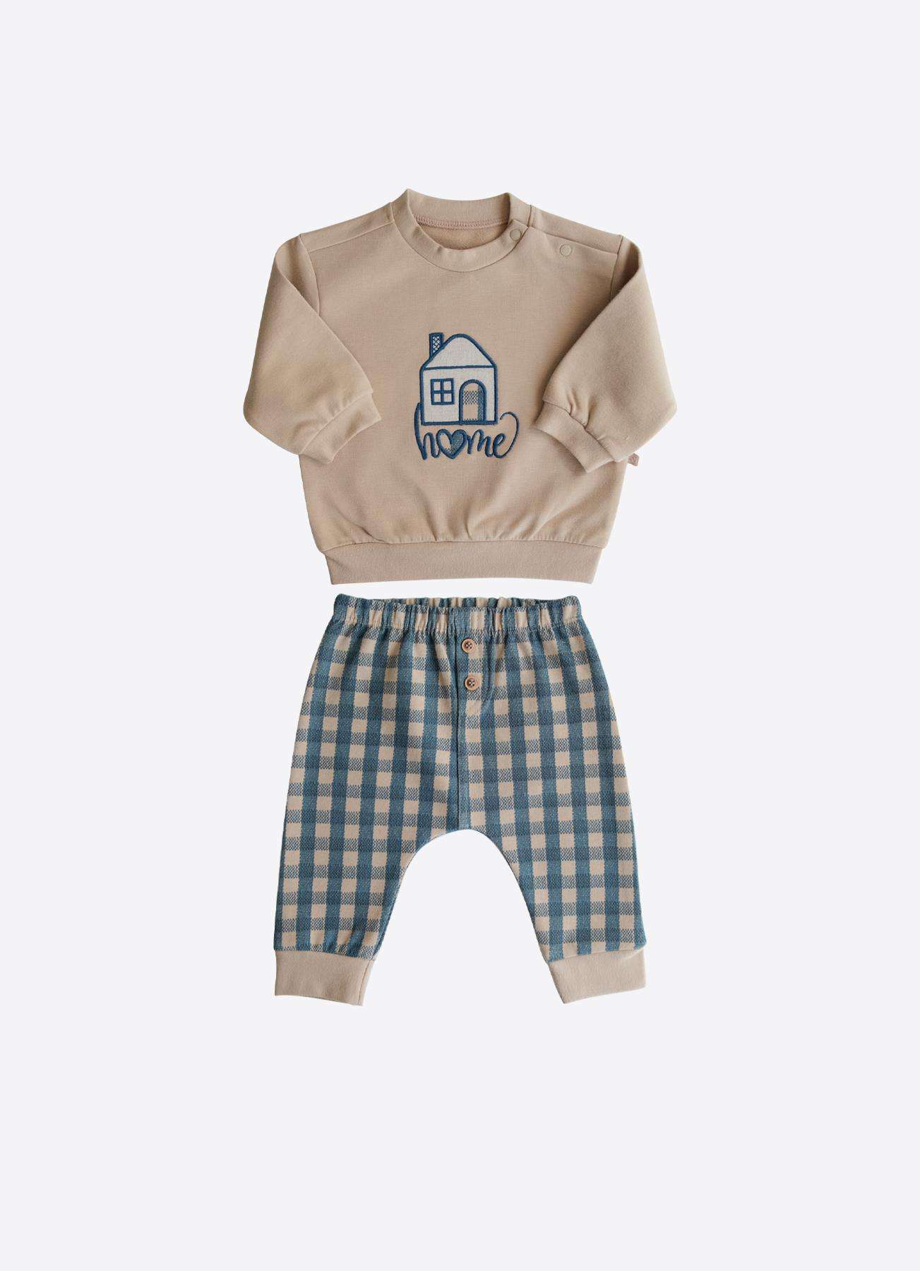 ORGANİK HOME 2'Lİ TAKIM BEJ
