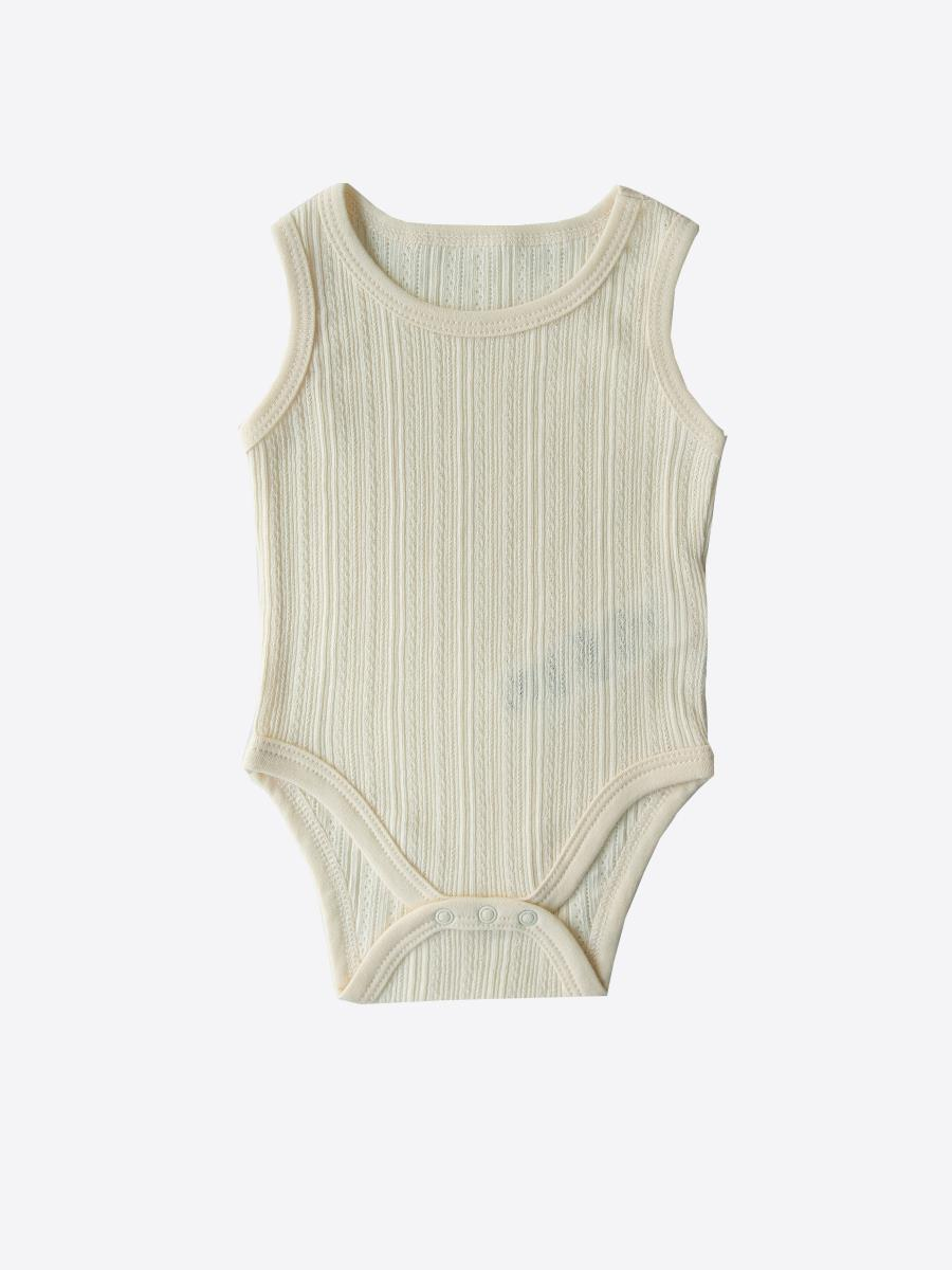 ORGANİK JACLIN ATLET BODY BEBEK BOY NATURAL
