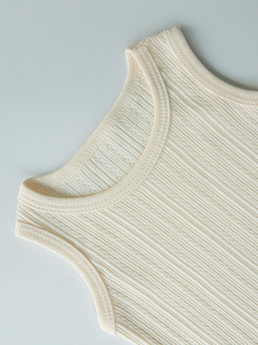 ORGANİK JACLIN ATLET BODY BEBEK BOY NATURAL