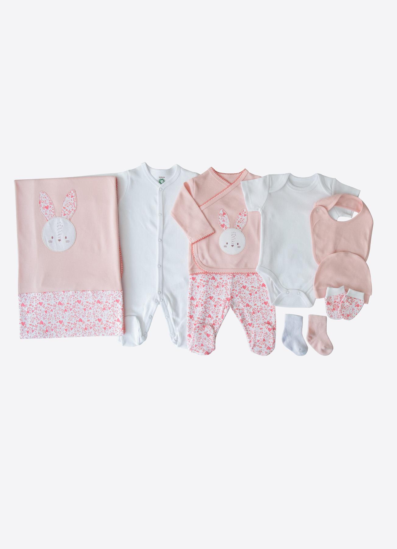 ORGANİK KIKI 10'LU ZIBIN SET PEMBE | Markasız