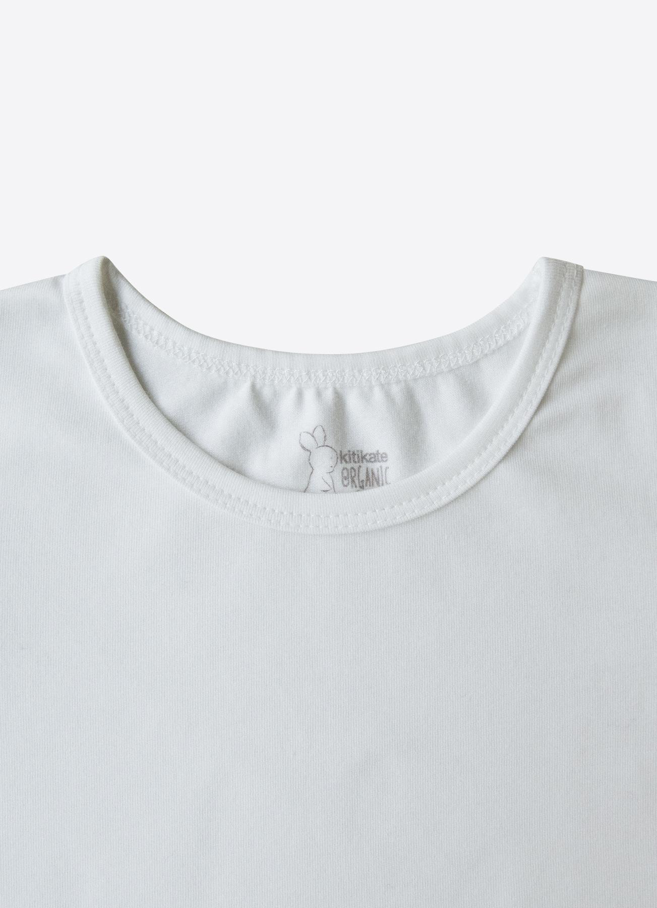 ORGANİK KLASİK 3'LÜ KISA KOL FANİLA BEYAZ