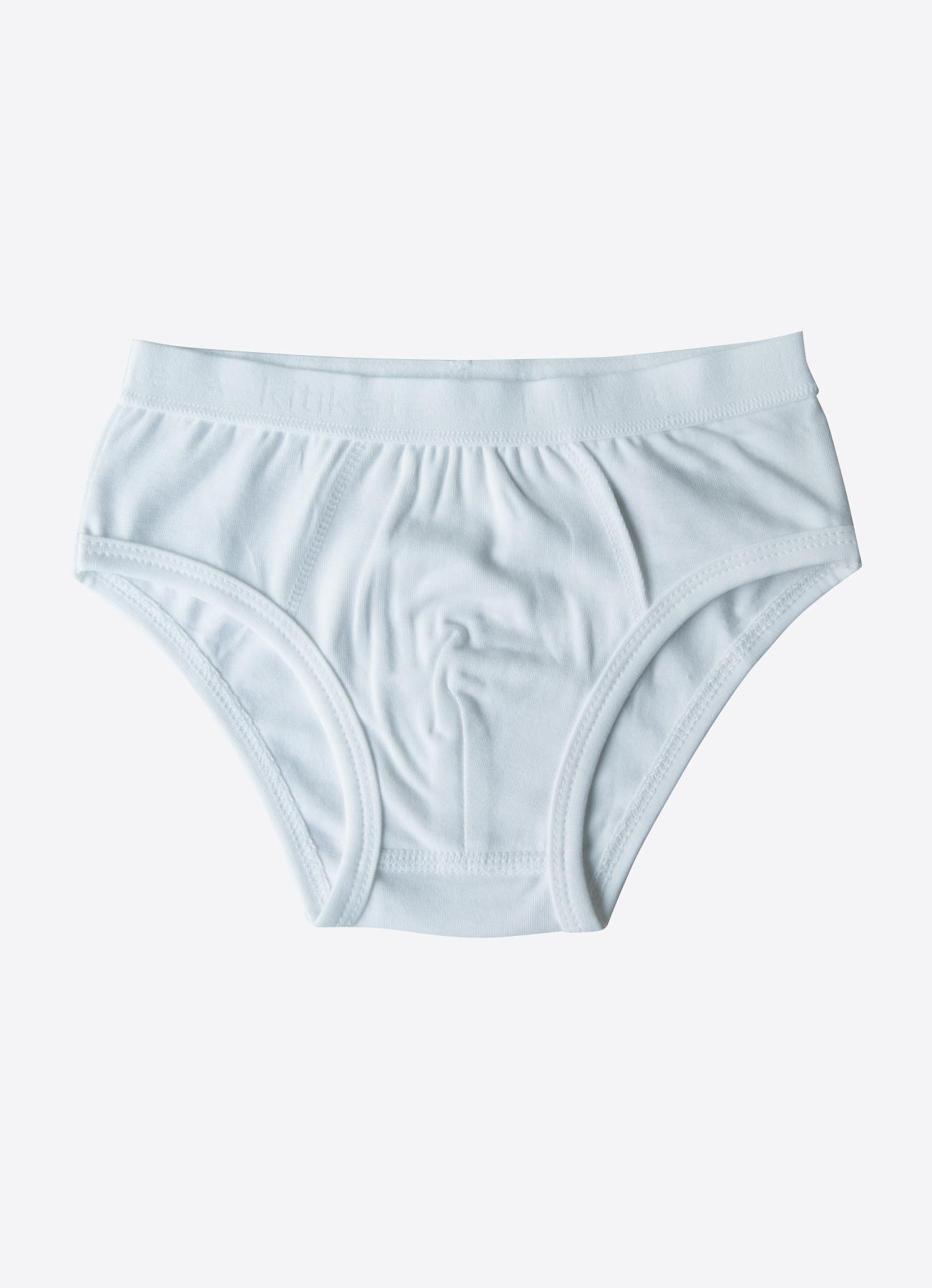 ORGANİK KLASİK ERKEK 3'LÜ KÜLOT BEYAZ