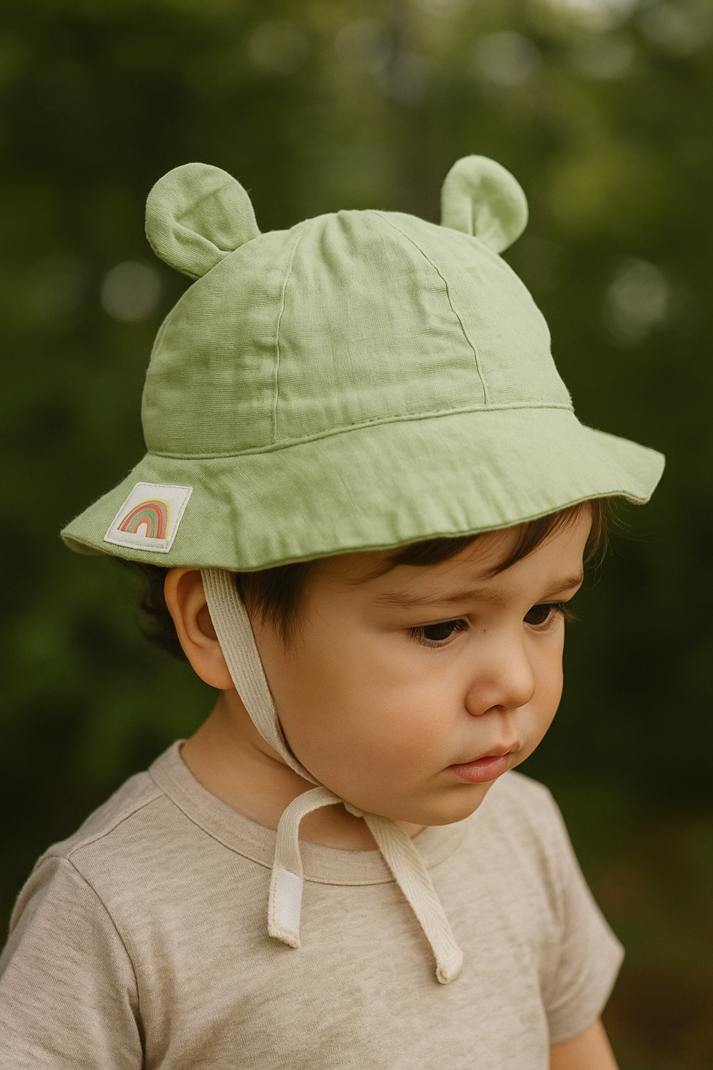 ORGANİK LAMUR ŞAPKA YEŞİL