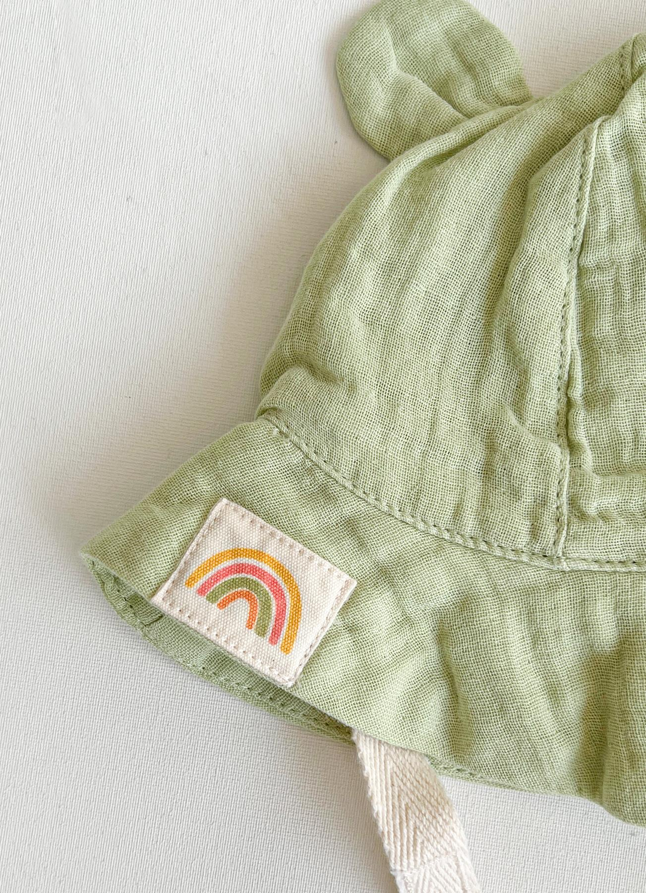 ORGANİK LAMUR ŞAPKA YEŞİL