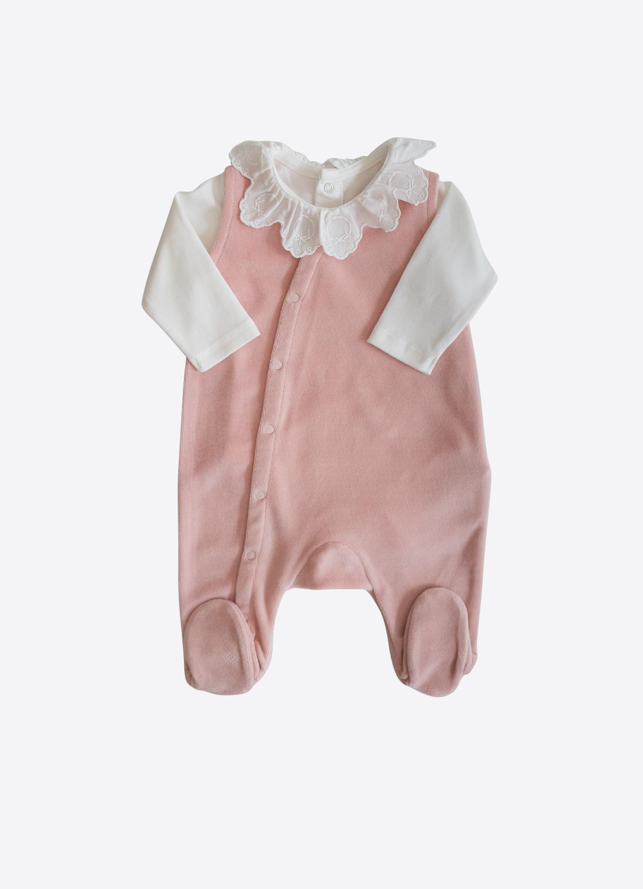 ORGANİK LILY SALOPET 2'Lİ TAKIM PEMBE