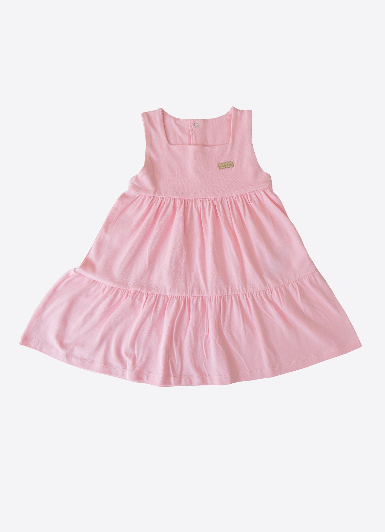 ORGANİK LİMO ELBİSE ÇOCUK BOY KOYU PEMBE