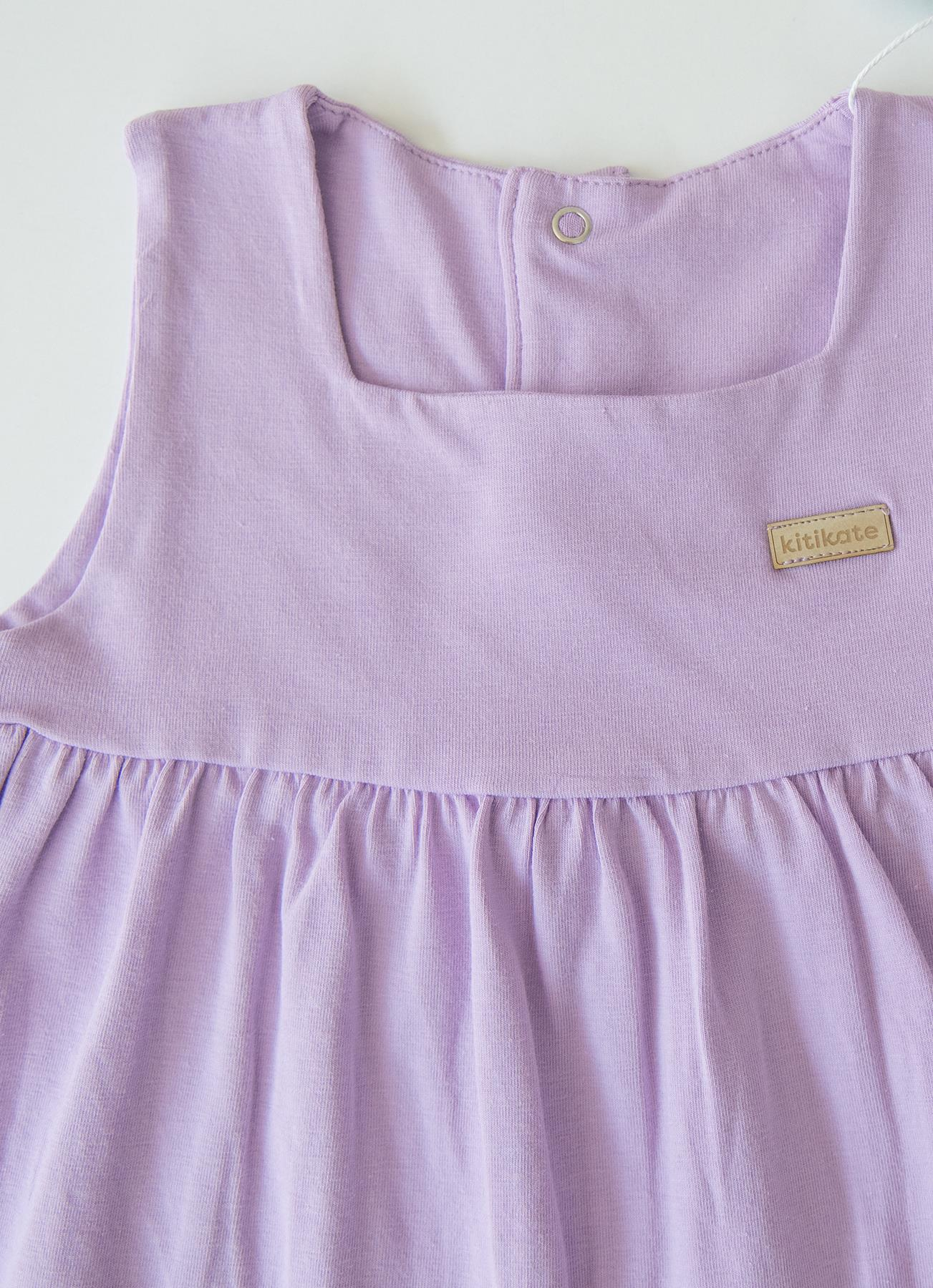 ORGANİK LİMO ELBİSE ÇOCUK BOY LİLA