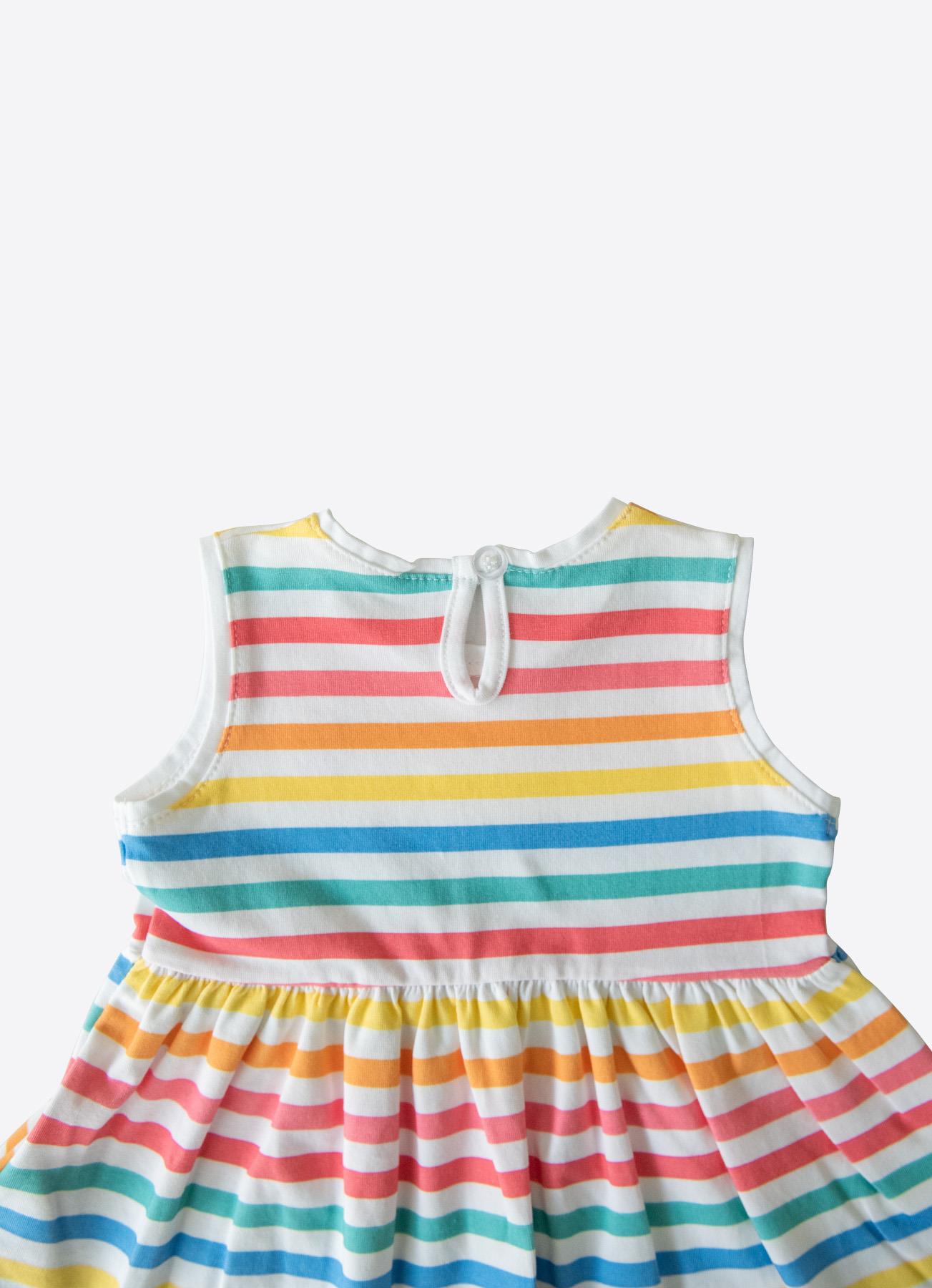 ORGANİK LINA ELBİSE ÇOK RENKLİ