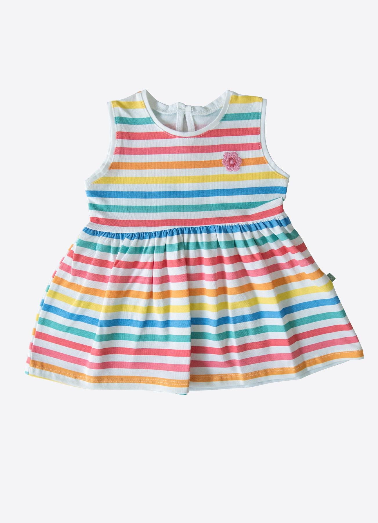 ORGANİK LINA ELBİSE ÇOK RENKLİ