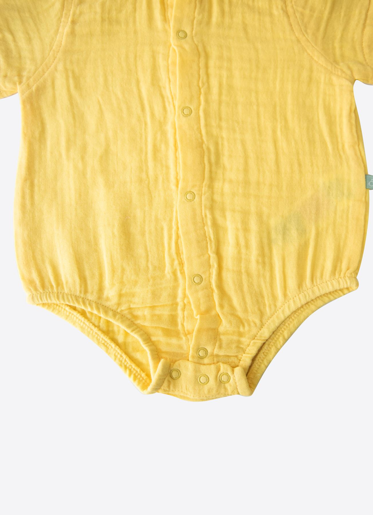ORGANİK LINDA GÖMLEK BODY SARI