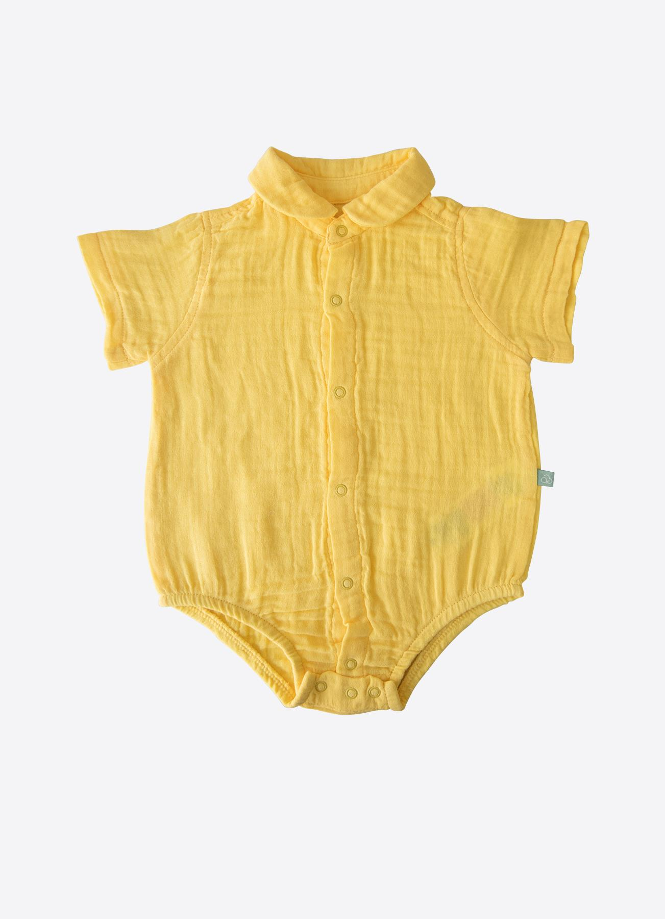 ORGANİK LINDA GÖMLEK BODY SARI
