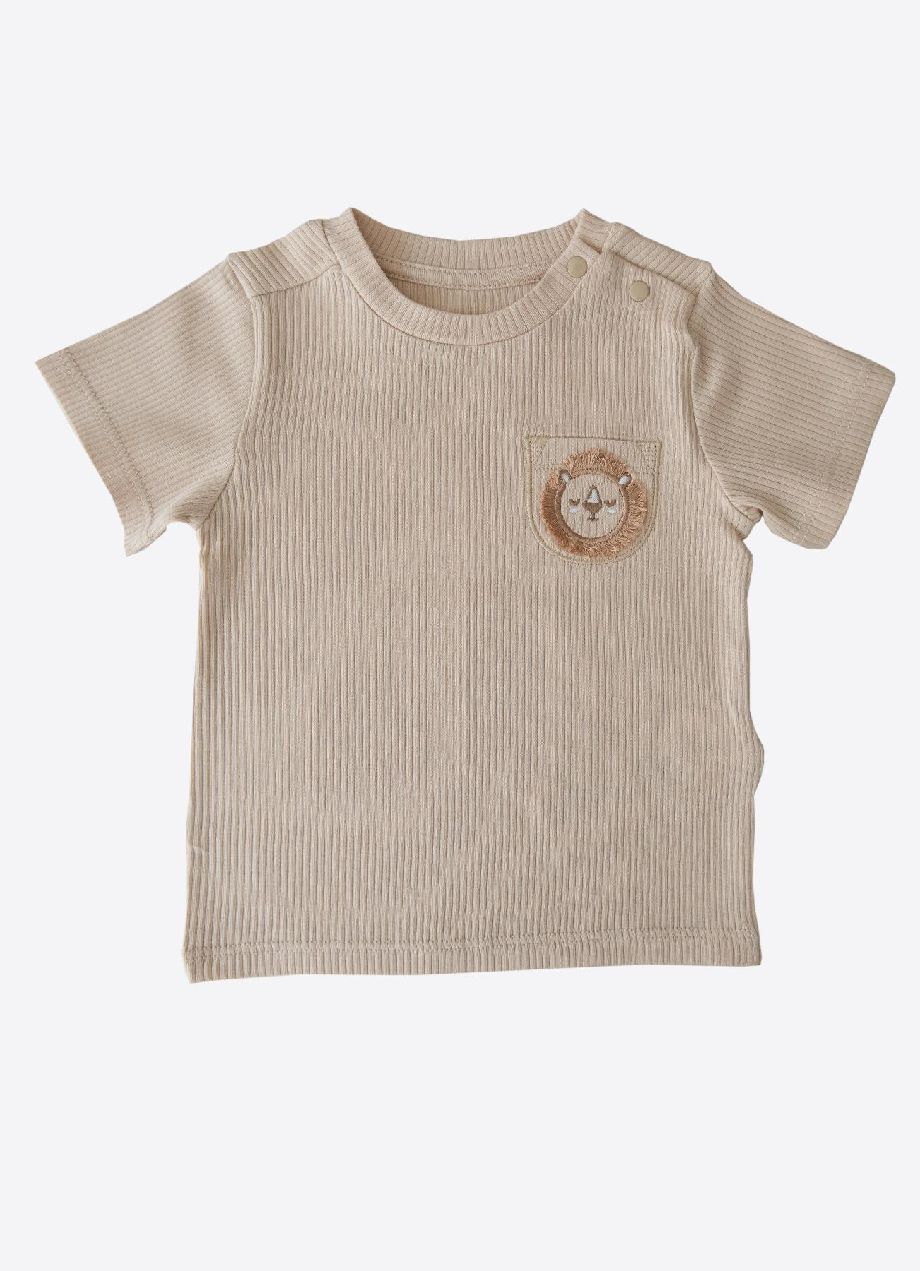 ORGANİK LION HEAD 2'Lİ TAKIM BEJ