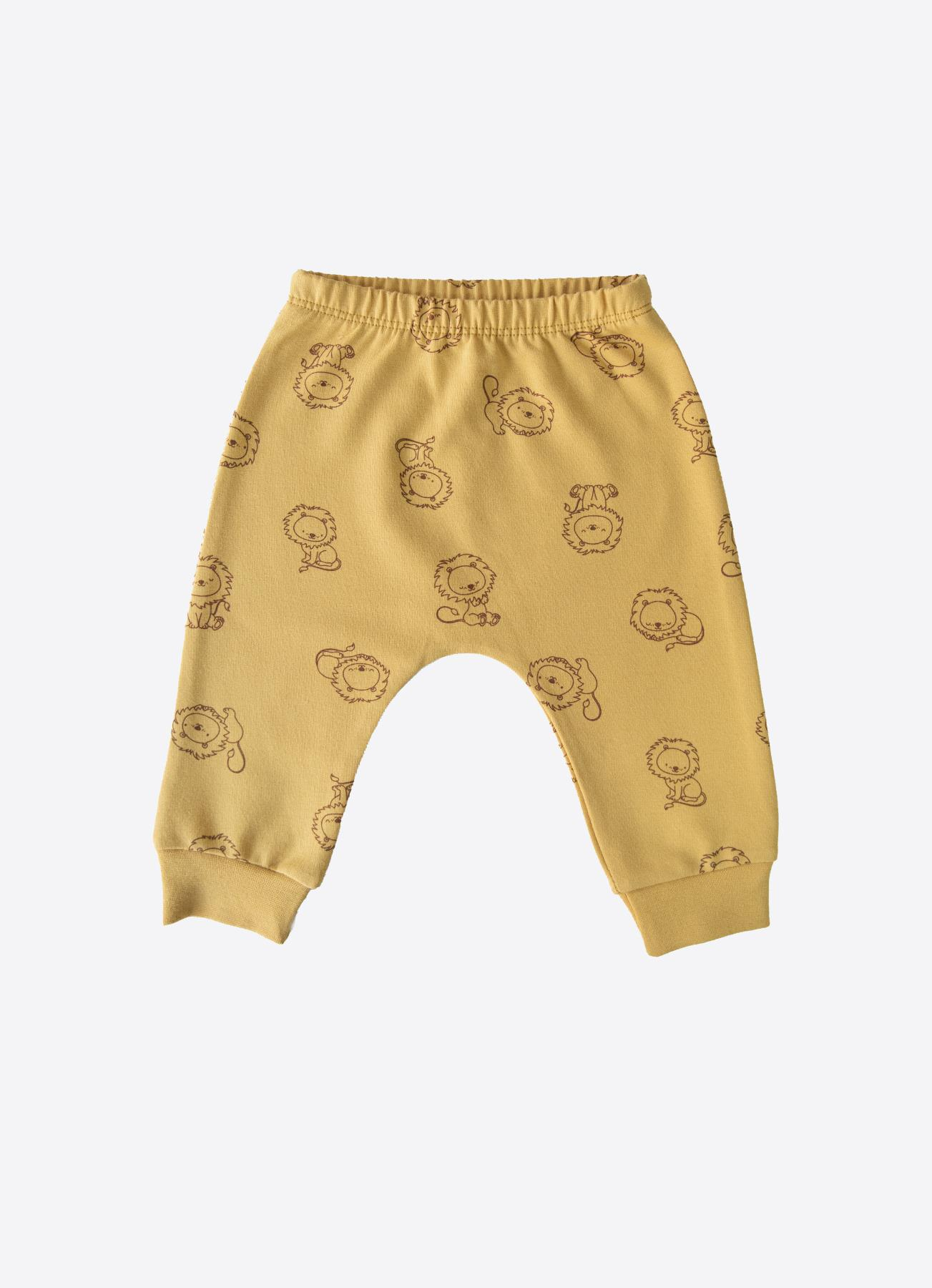 ORGANİK LION HUG 3'LÜ TAKIM NATURAL