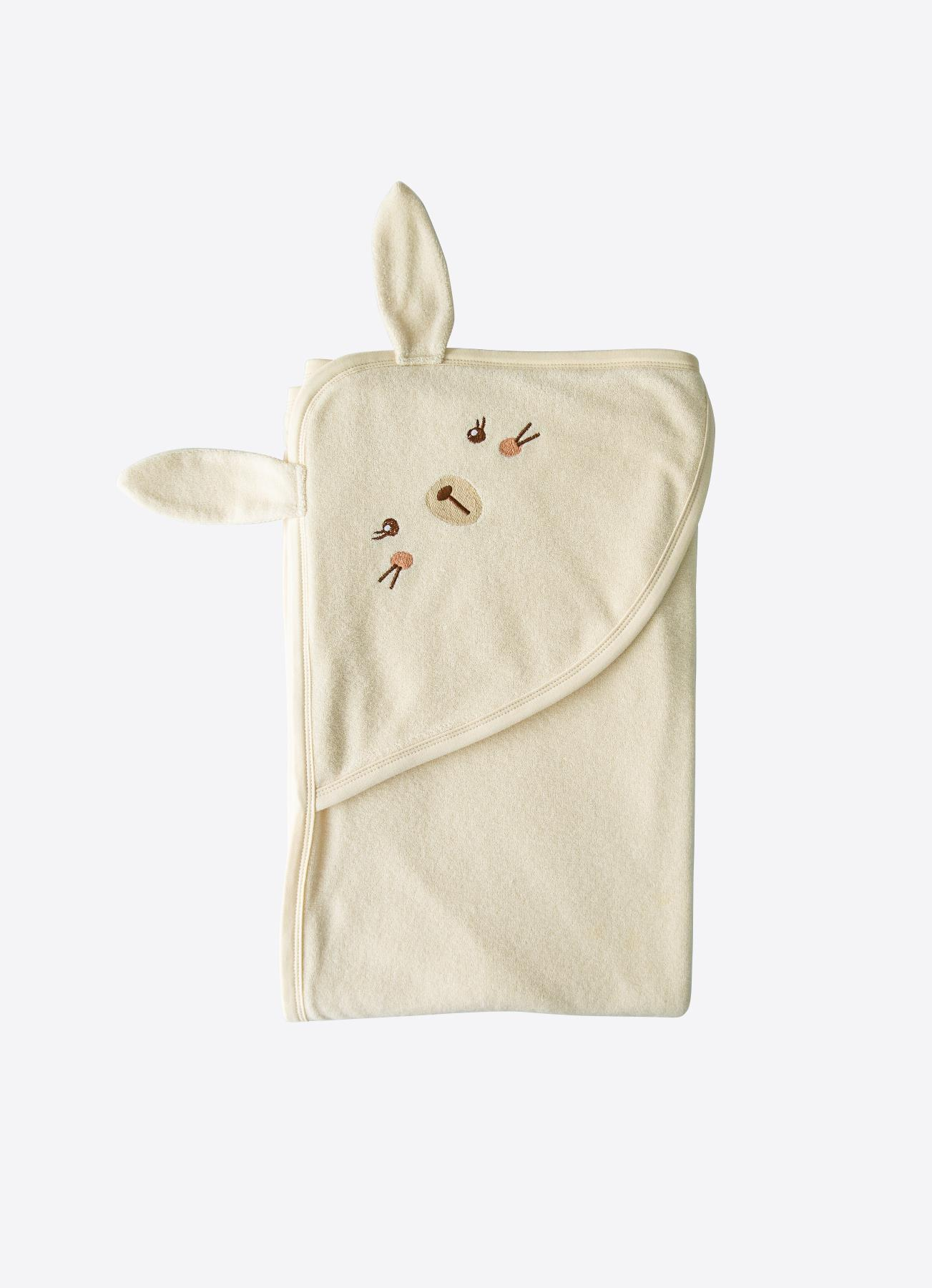 ORGANİK LITTLE BUNNY BANYO SİLGİSİ NATURAL